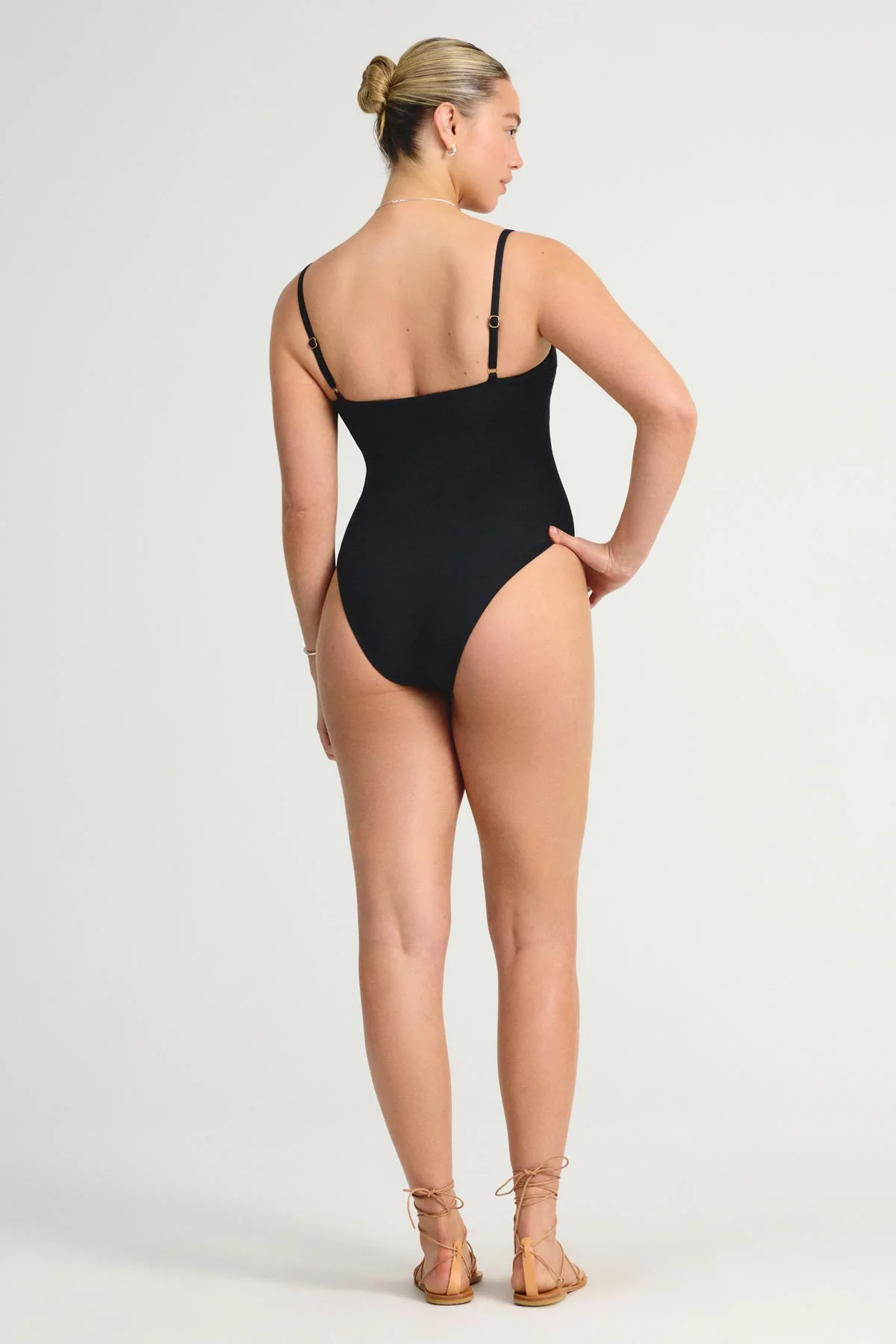 Jenna One Piece - Black EcoLux - Image 12