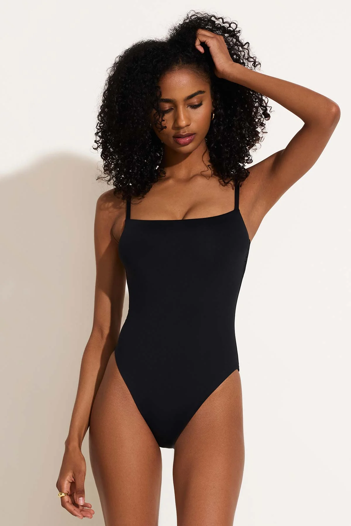 Jenna One Piece - Black EcoLux - Image 7