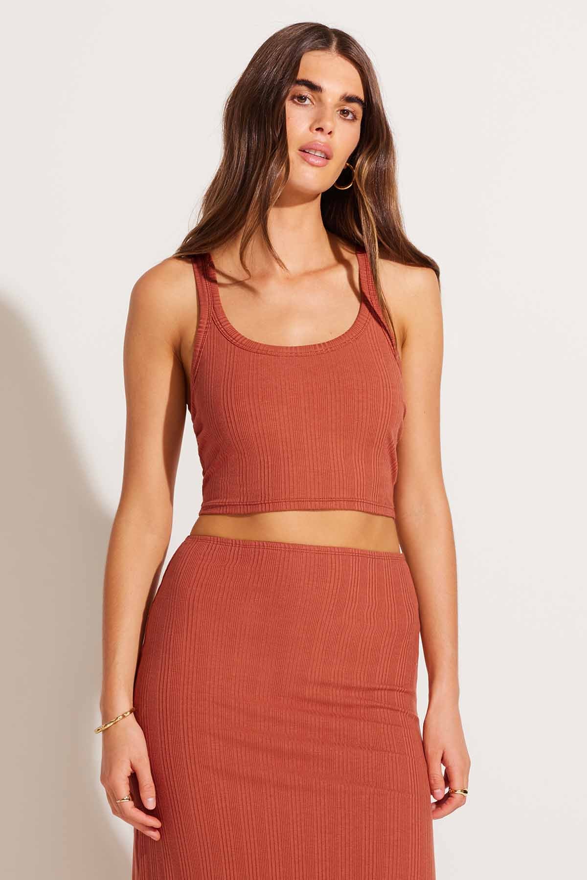 Thalia Set - Terracotta Organic Rib - Image 4