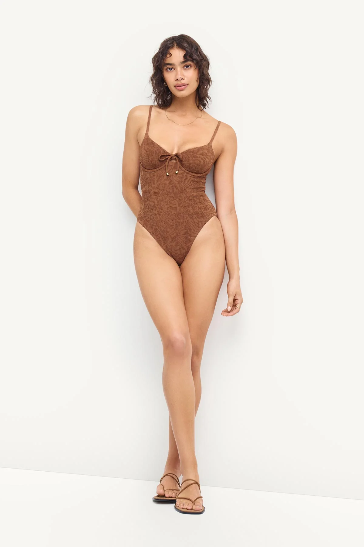 Ada Underwire One Piece - Garden Jacquard - Image 4