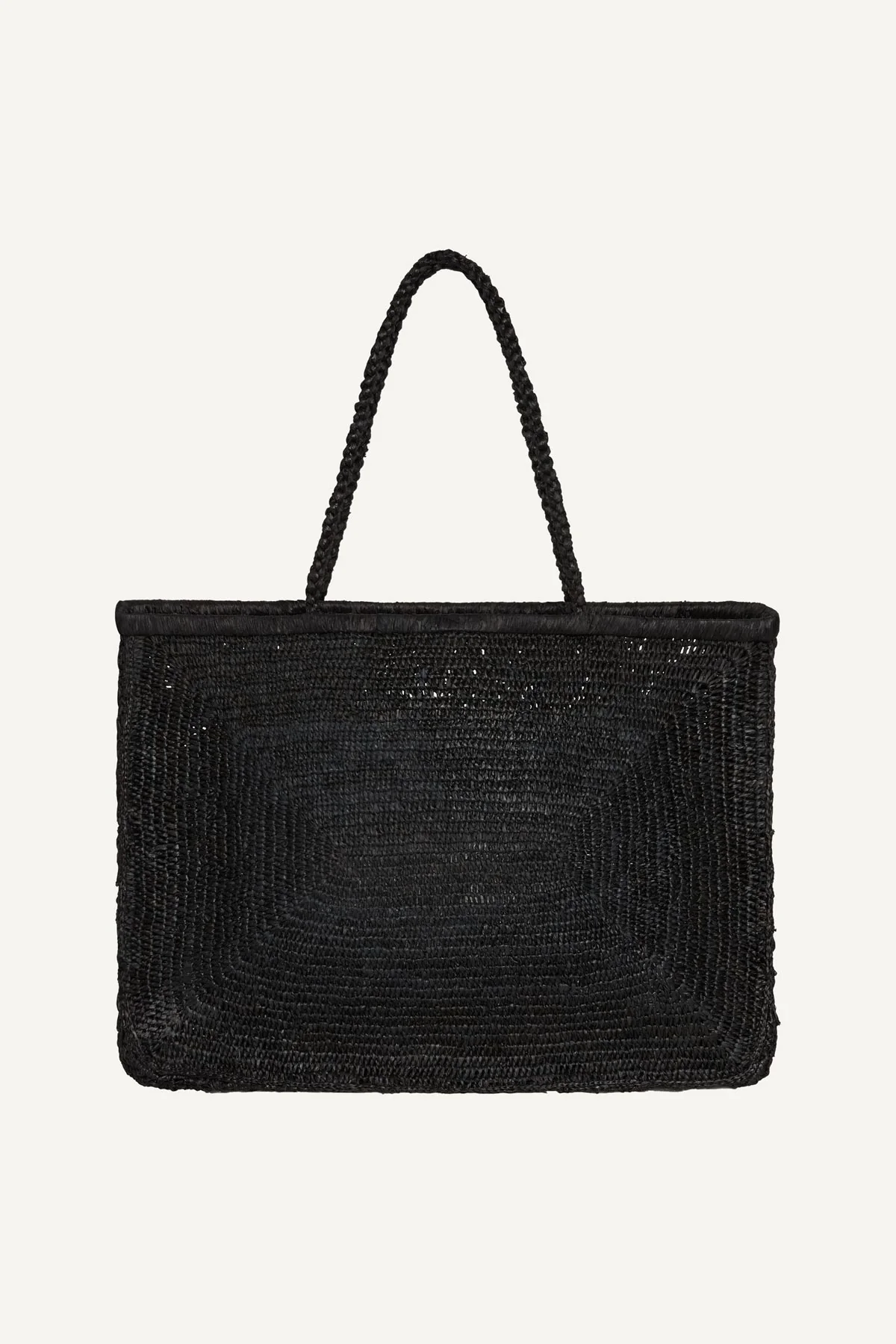 Amani Tote - Black Raffia - Image 5