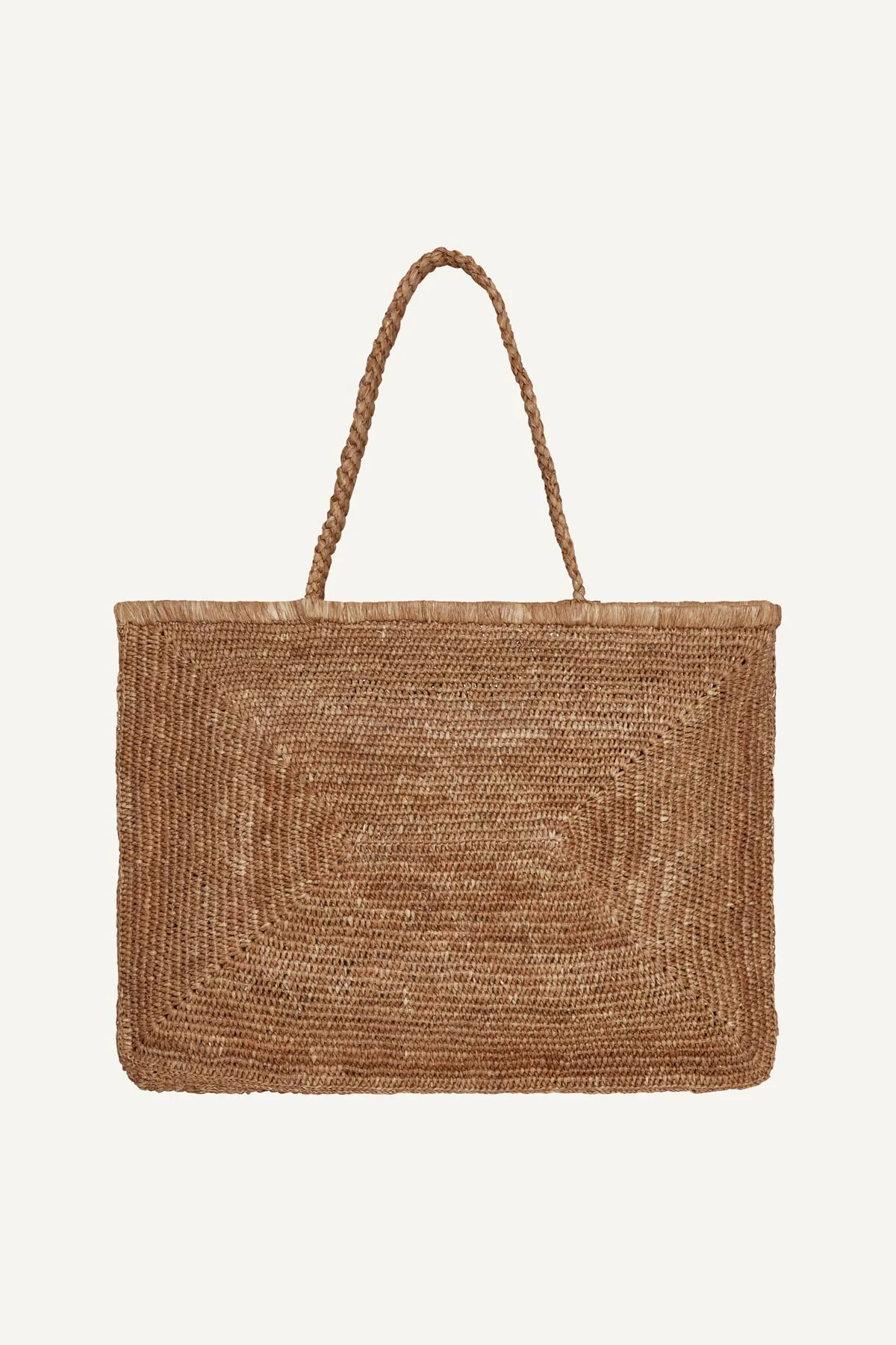 Amani Tote - Caramel Raffia