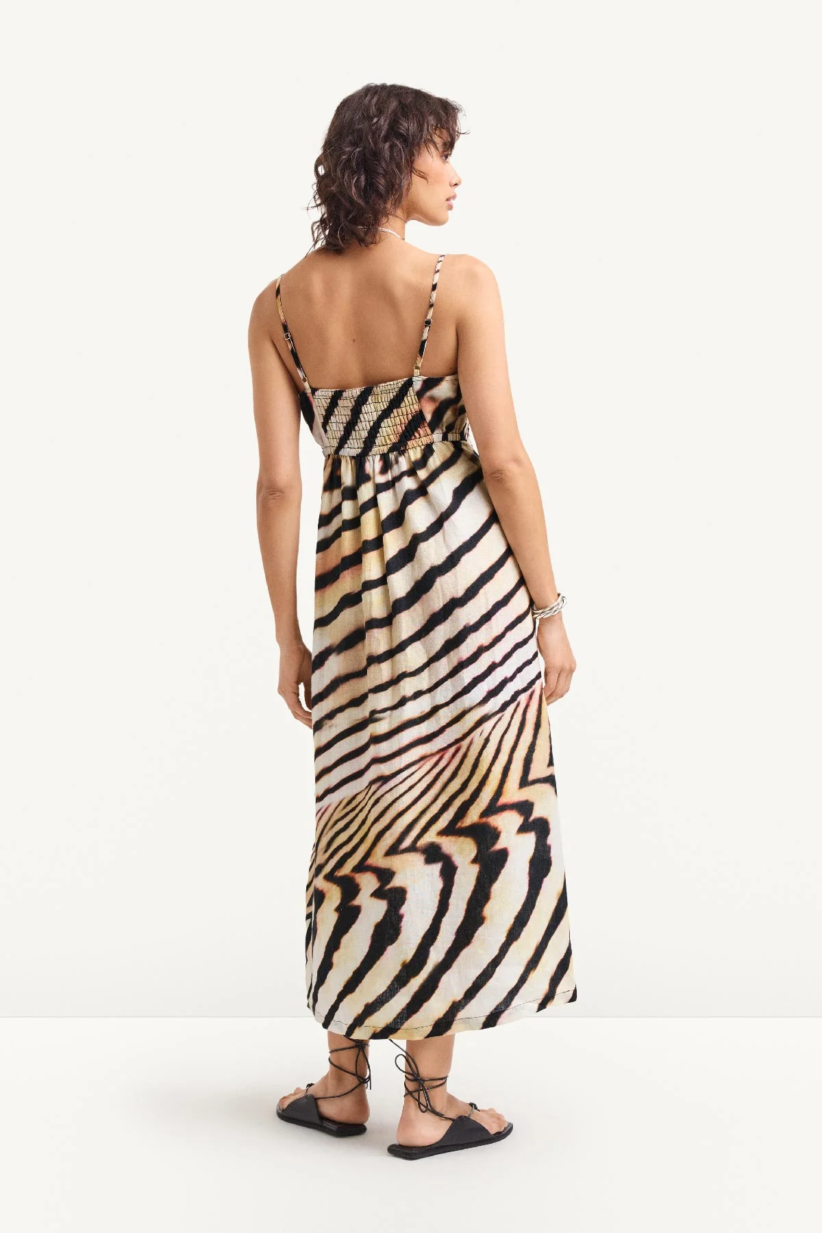 Arden Dress - Shell Stripe Linen - Image 4