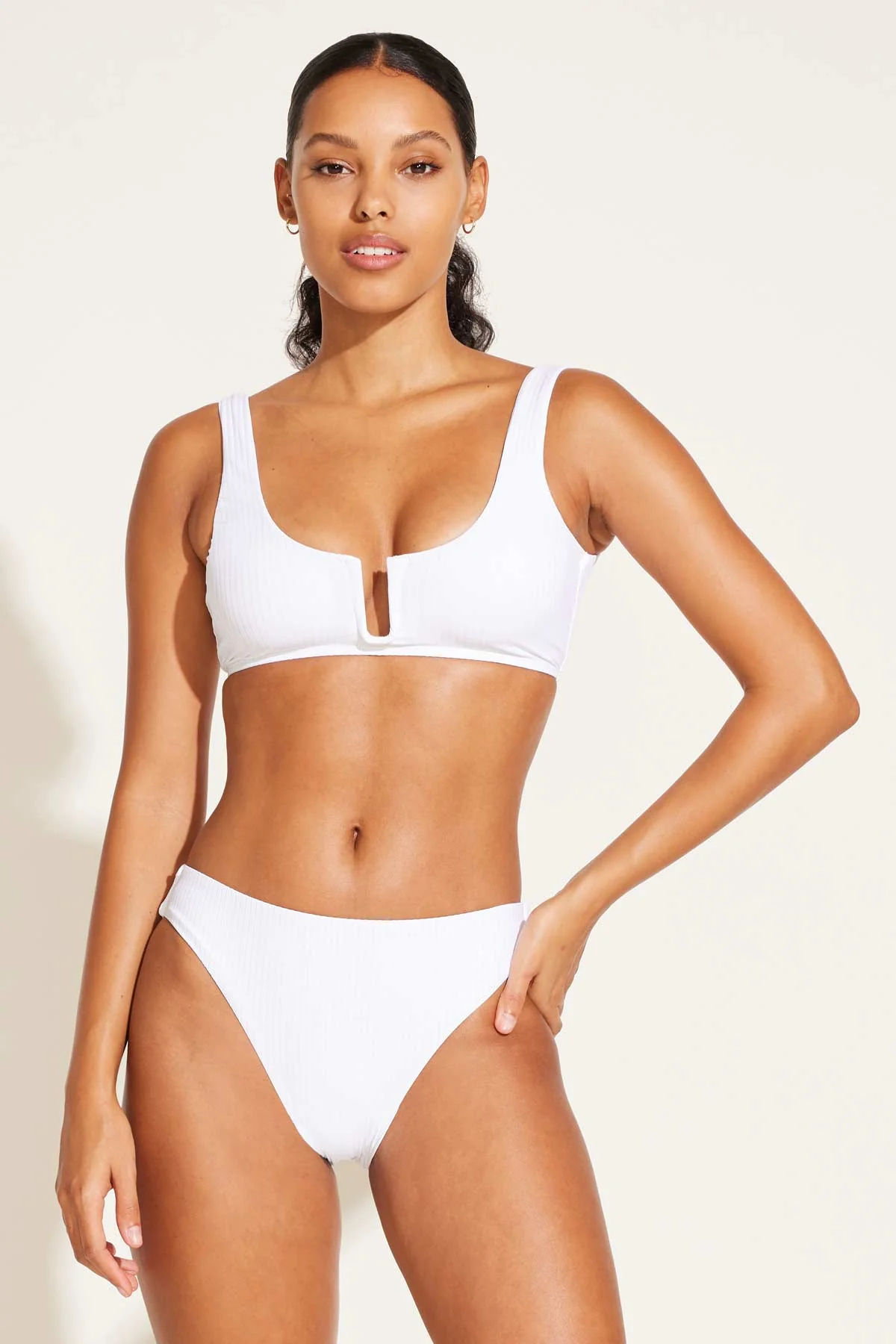 Astrid Bralette - White EcoRib BT - Image 4