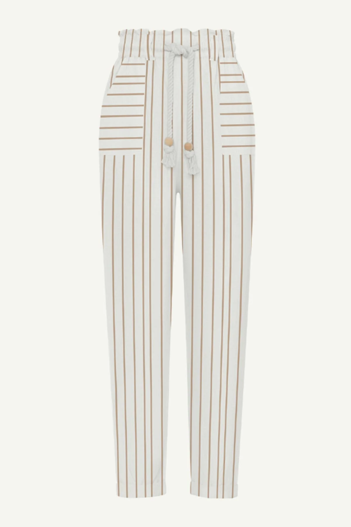 Avery Pant - Boardwalk Stripe EcoLinen - Image 6