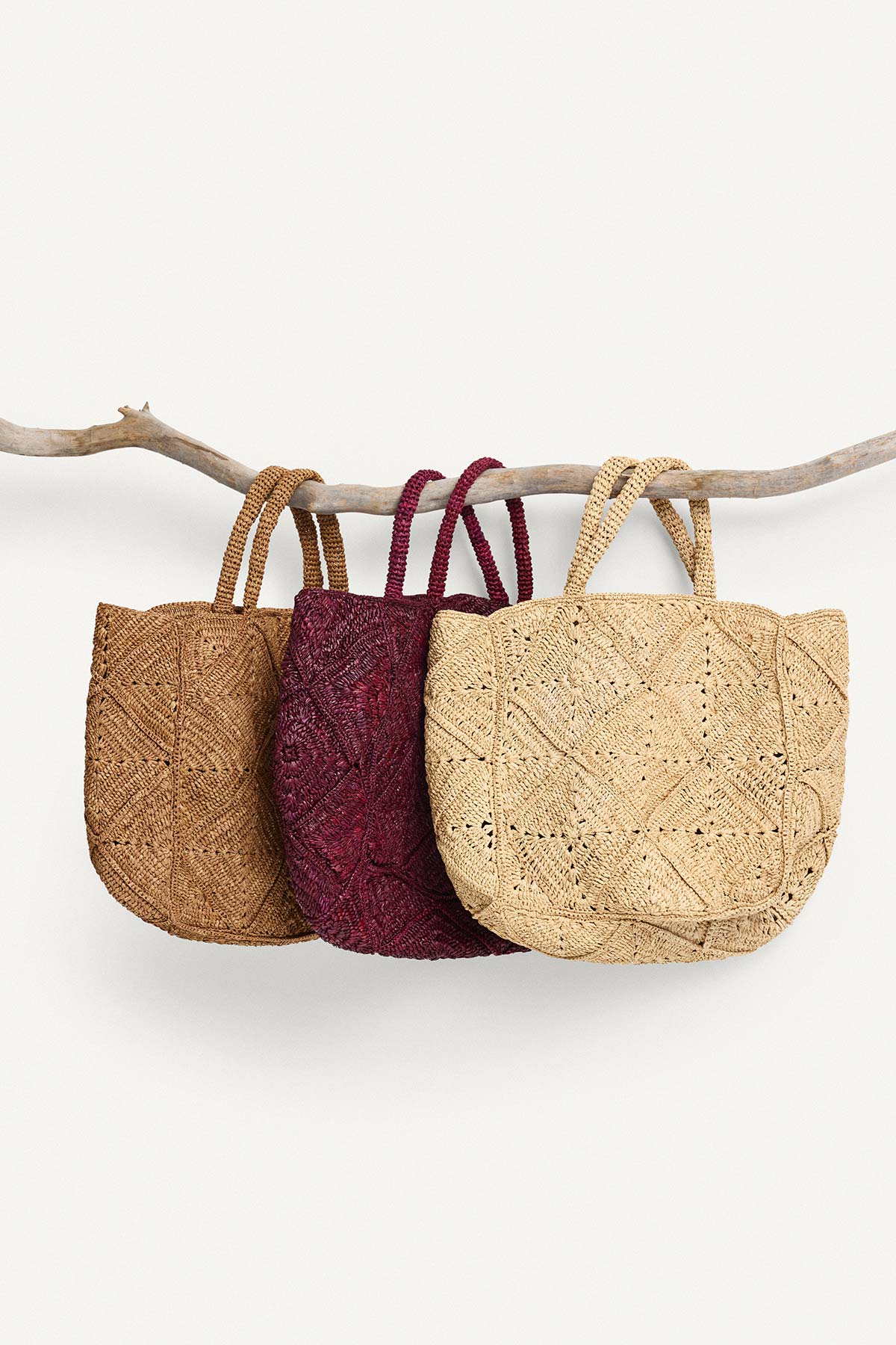 Cala Tote - Caramel Raffia - Image 4