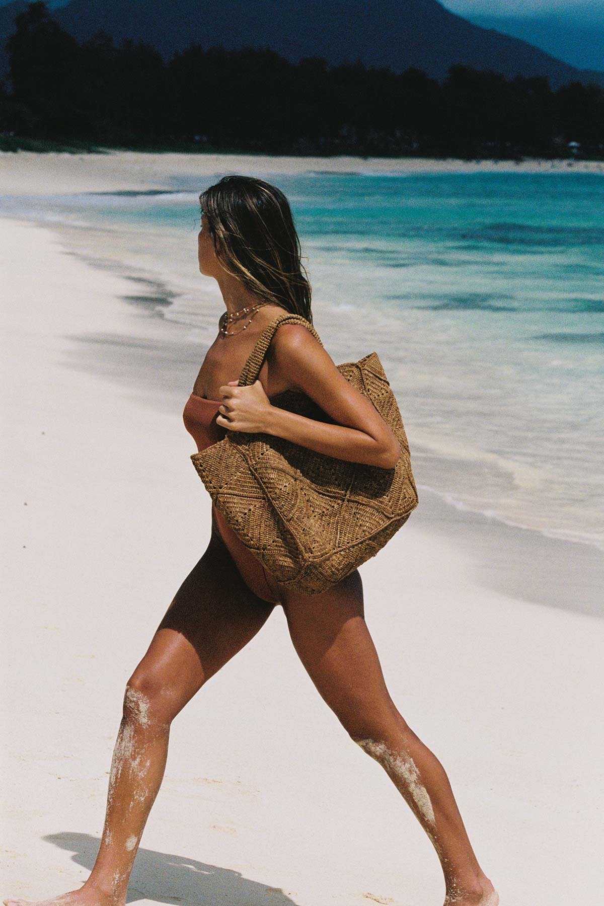 Cala Tote - Caramel Raffia - Image 6