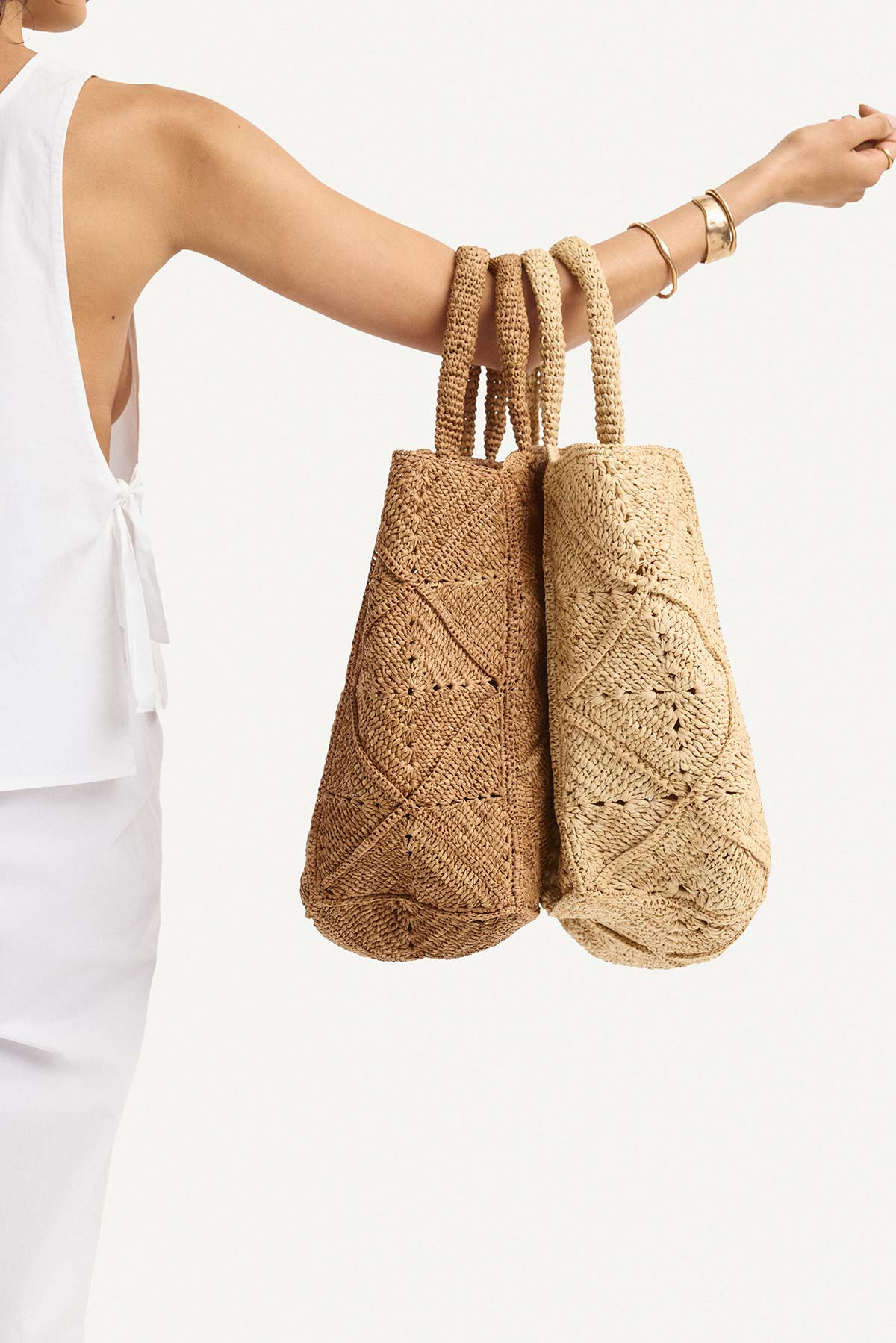 Cala Tote - Natural Raffia - Image 3