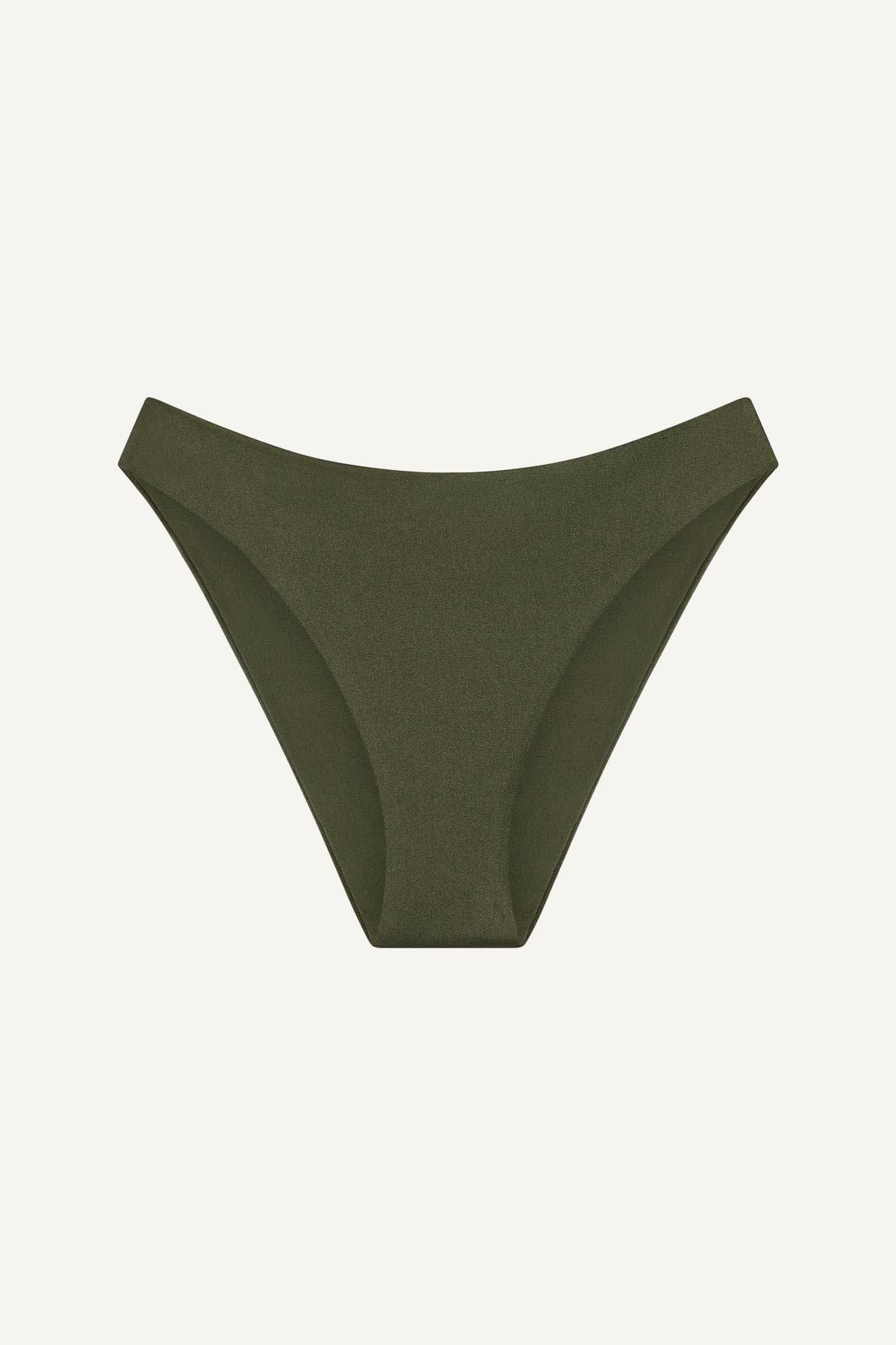Cali High Leg Full Bottom - Olive EcoShimmer - Image 4