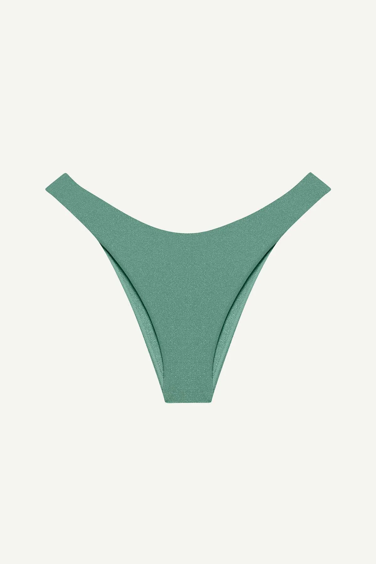 California High Leg Bottom - Aqua Metallic - Image 5