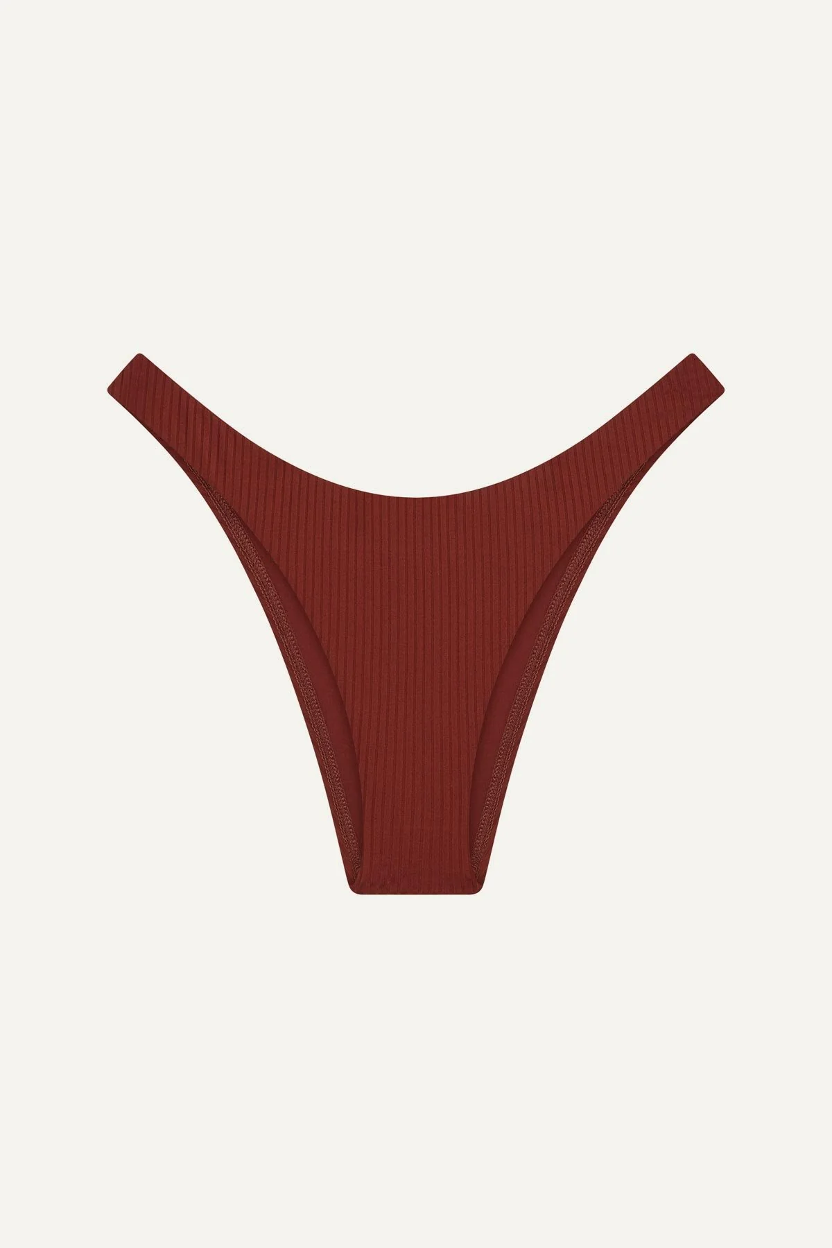 California High Leg Bottom - Deep Madder EcoRib - Image 5