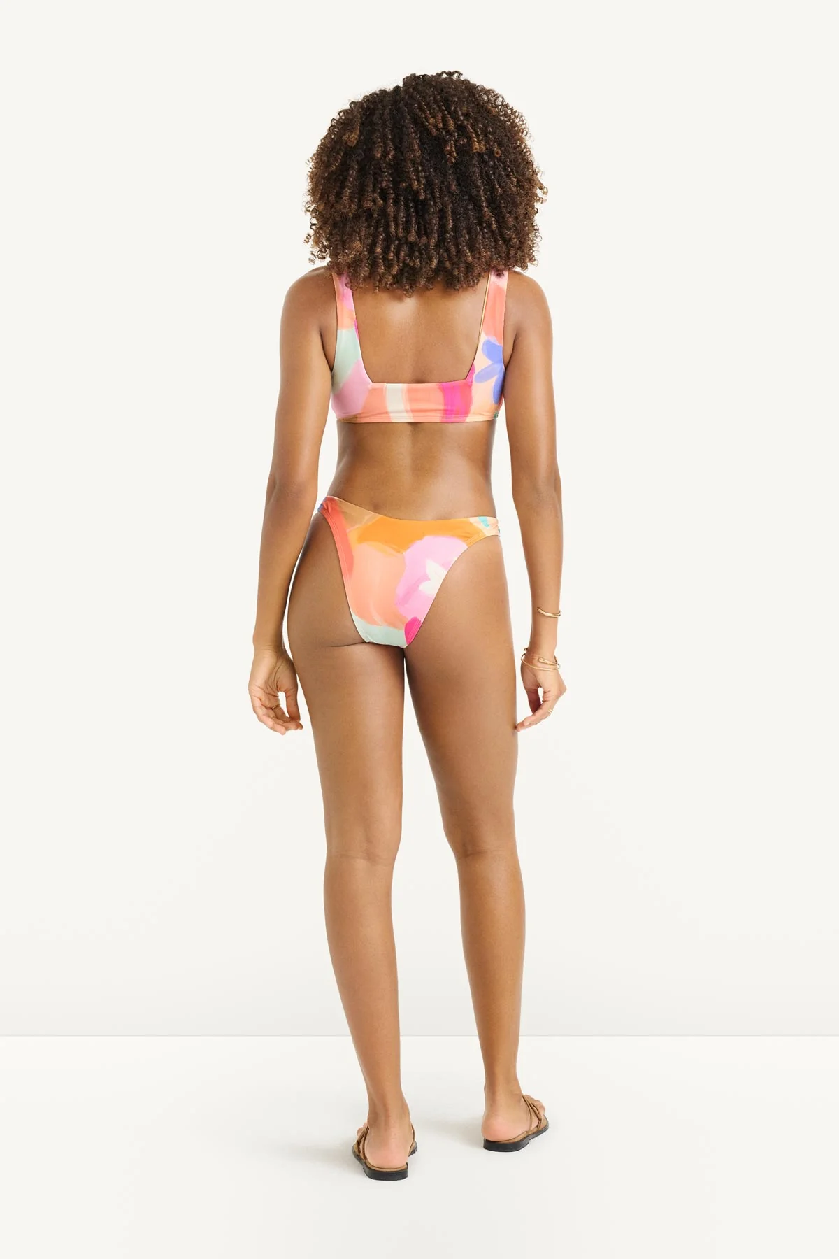 California High Leg Bottom - In Bloom Colorblock EcoLux BT - Image 3