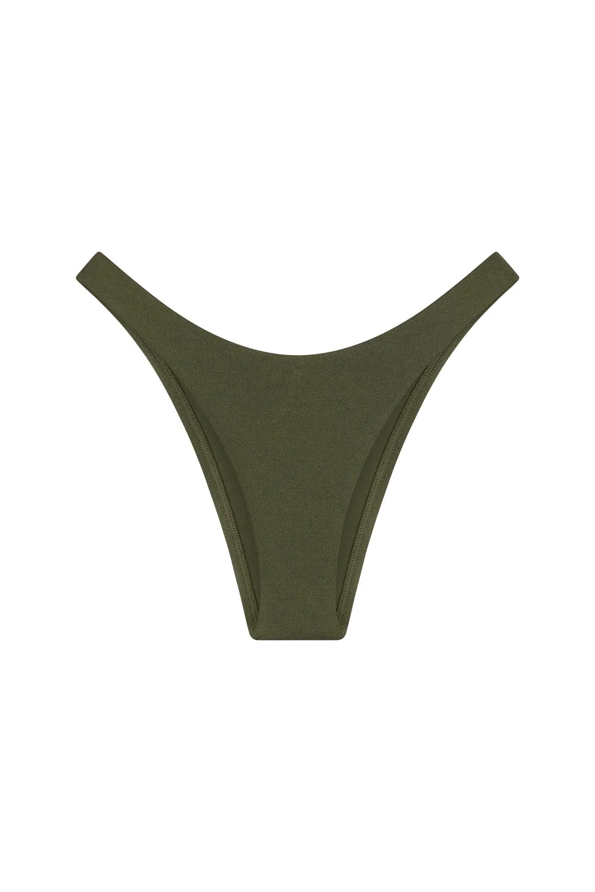 California High Leg Bottom - Olive EcoShimmer - Image 4