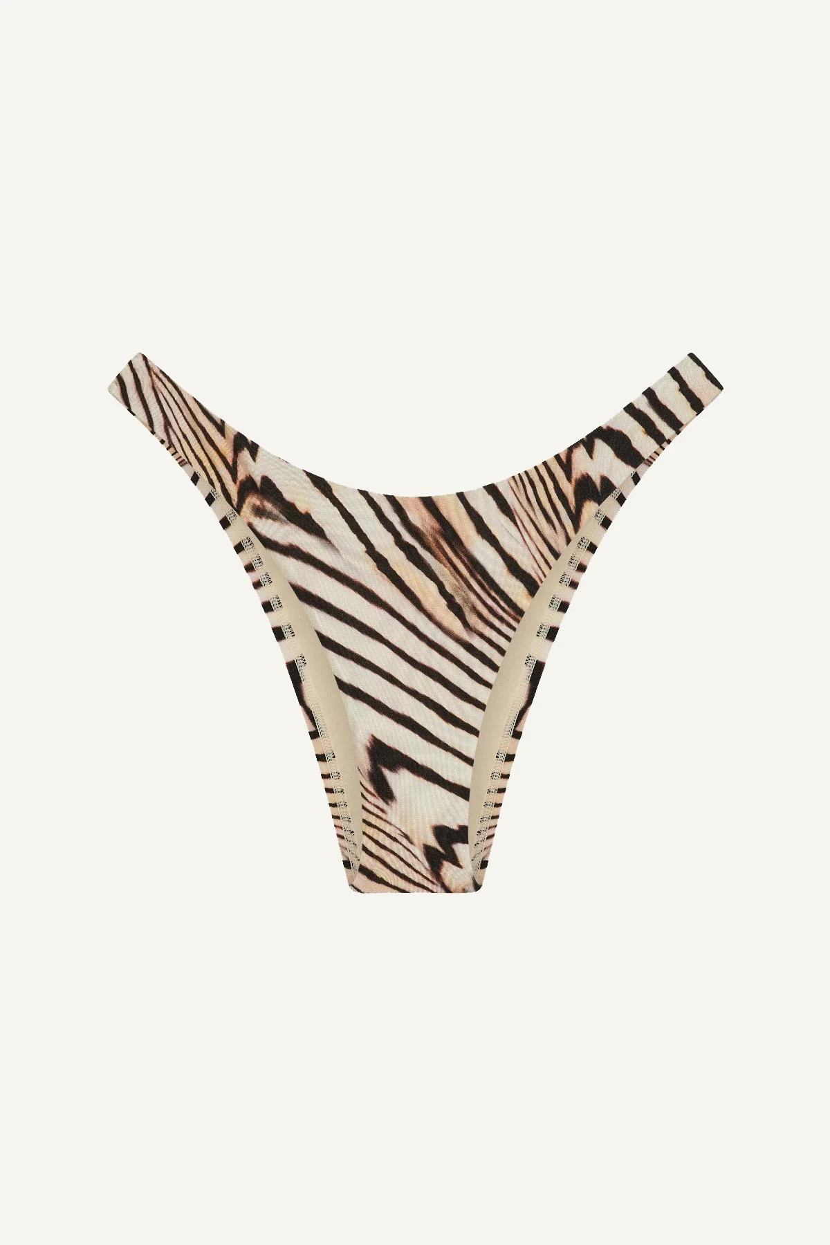 California High Leg Bottom - Shell Stripe EcoShimmer - Image 6