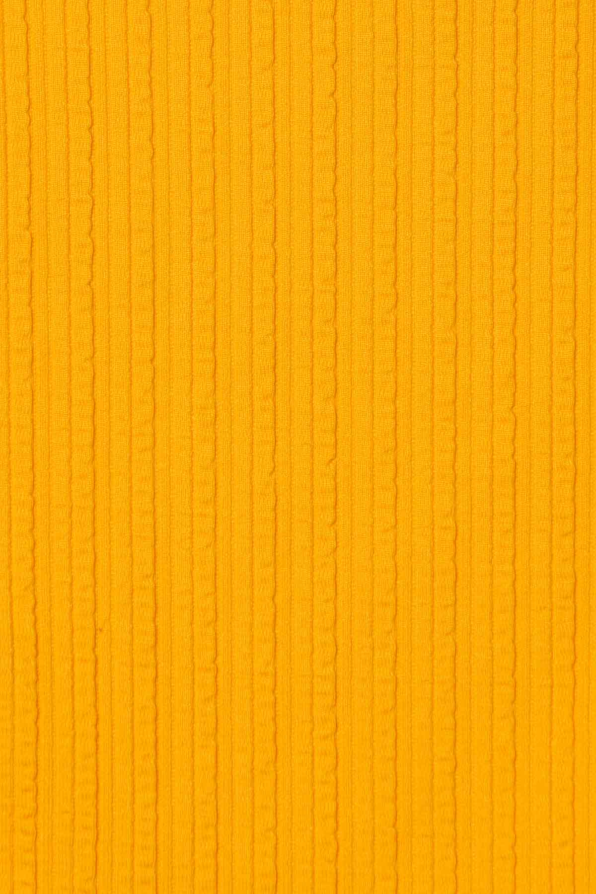 California High Leg Bottom - Sunflower Pucker Rib - Image 6