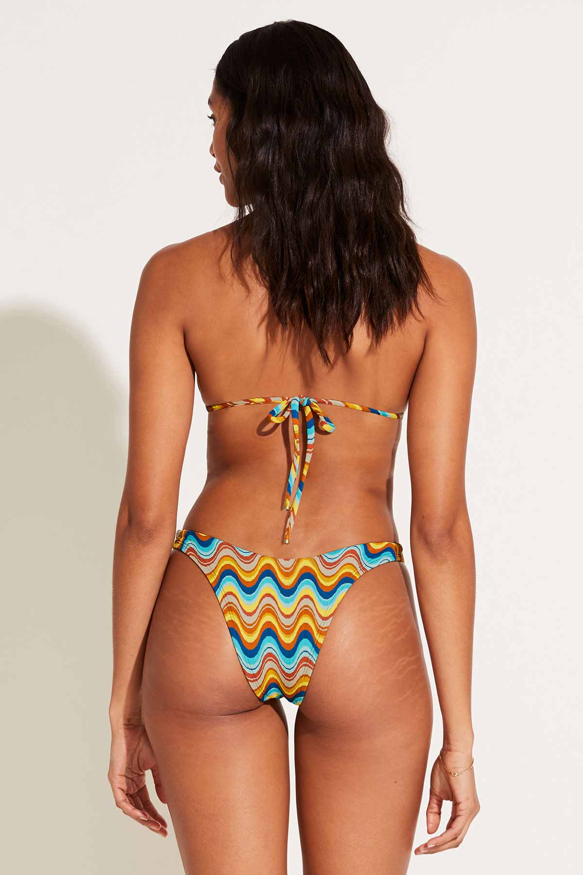 California High Leg Bottom - Retro Wave Yarn Dye - Image 4