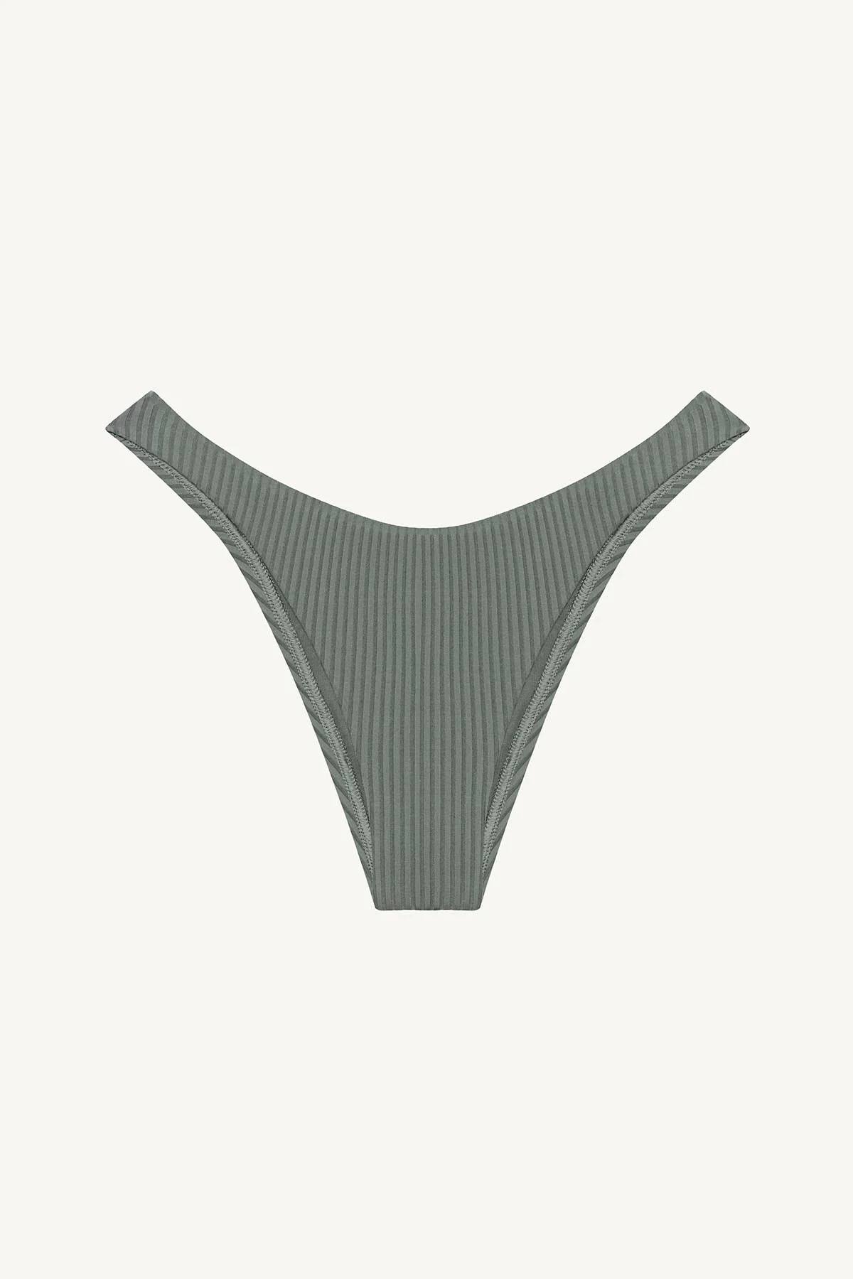 California High Leg Bottom - Sea Green EcoRib - Image 14