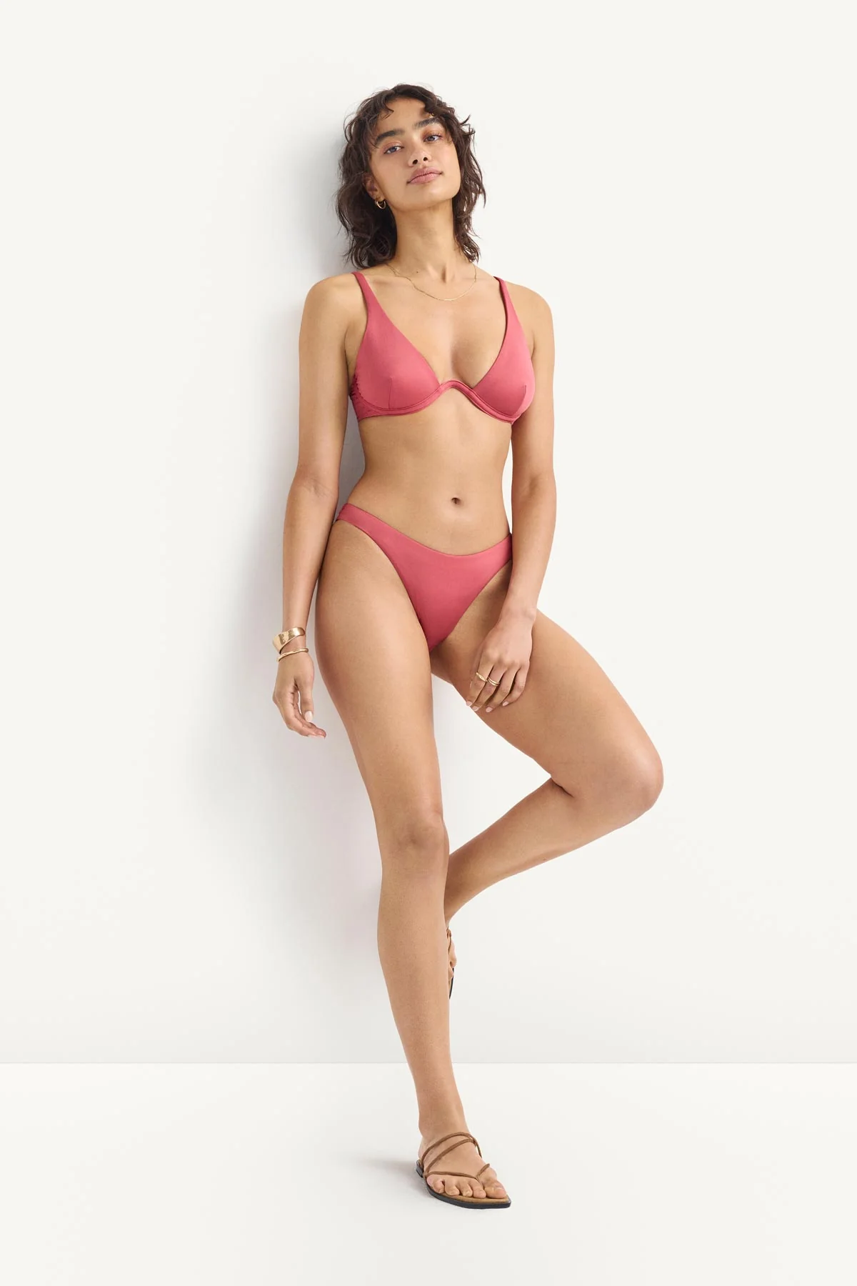 California High Leg Bottom - Wild Rose EcoLux - Image 3