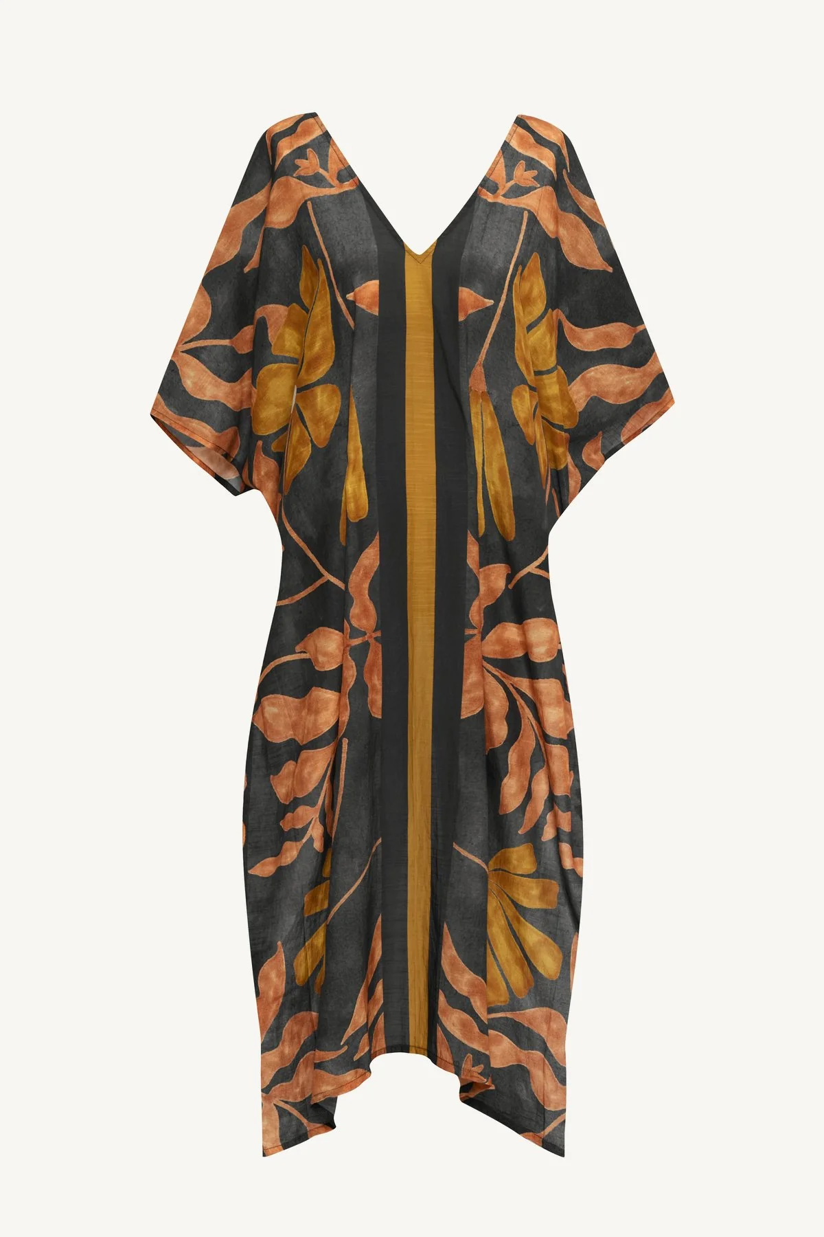 Cerise Caftan - Kelp Flower Cotton Cupro - Image 4