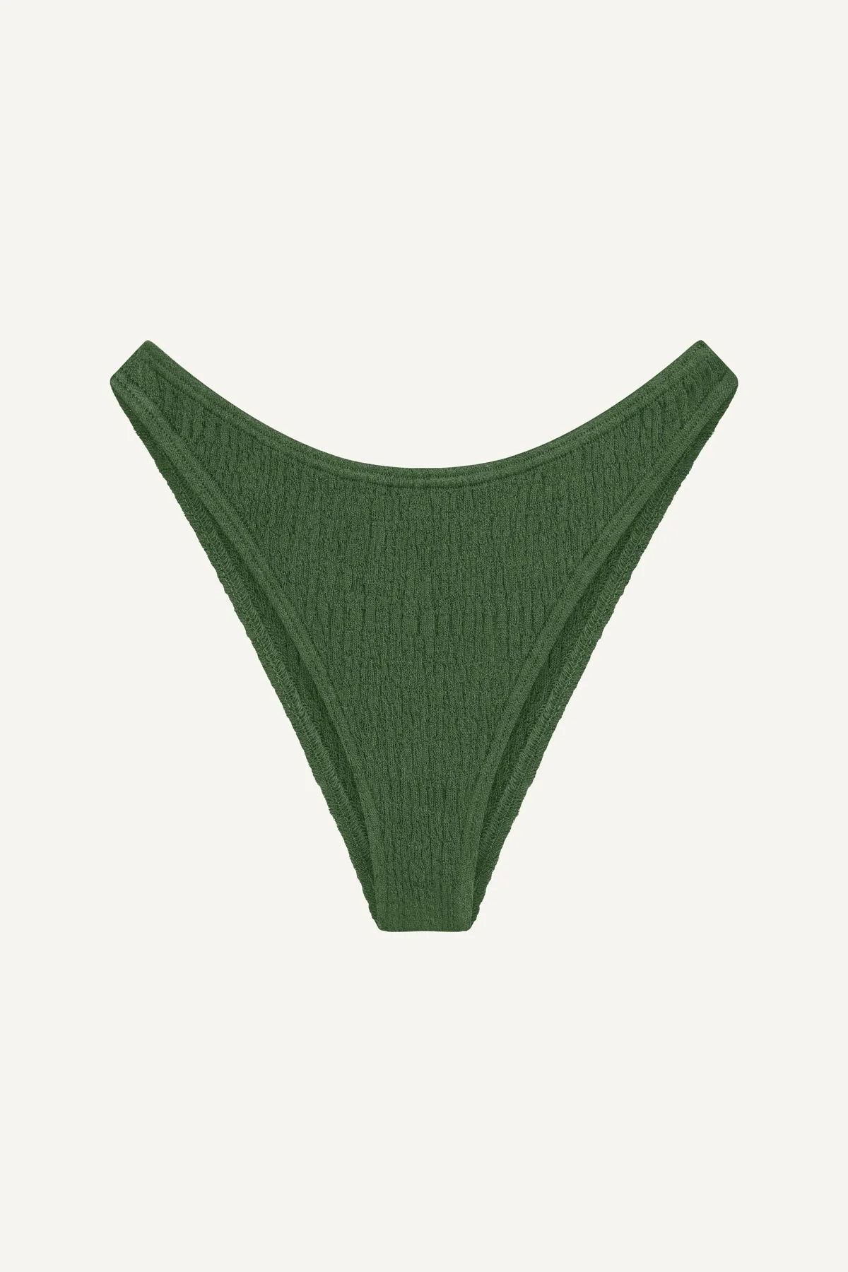 Coast Cotton Bralette Bikini Set - Dark Sage - Image 7