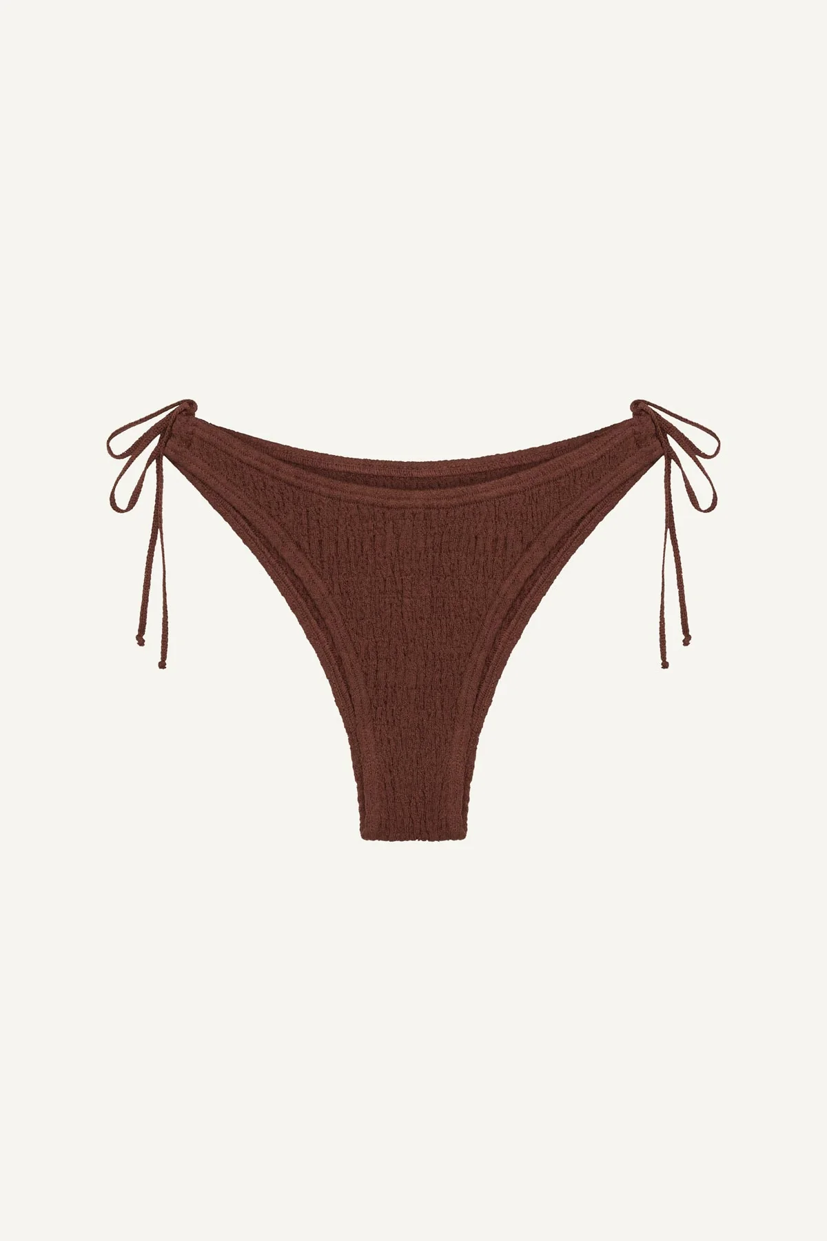 Coast Cotton Halter Bikini Set - Coffee - Image 7