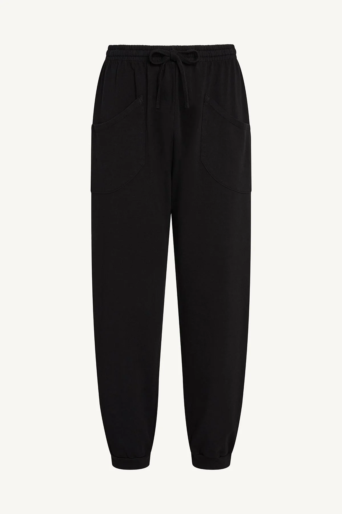 Coast Jogger Pant - Black Cotton Jersey - Image 5