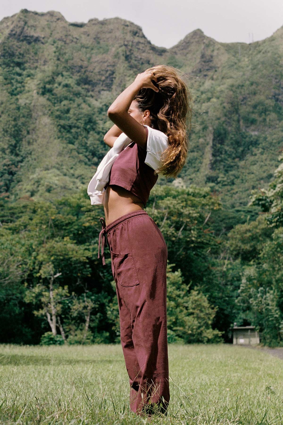Coast Jogger Pant - Crushed Berry Cotton Jersey - Image 6