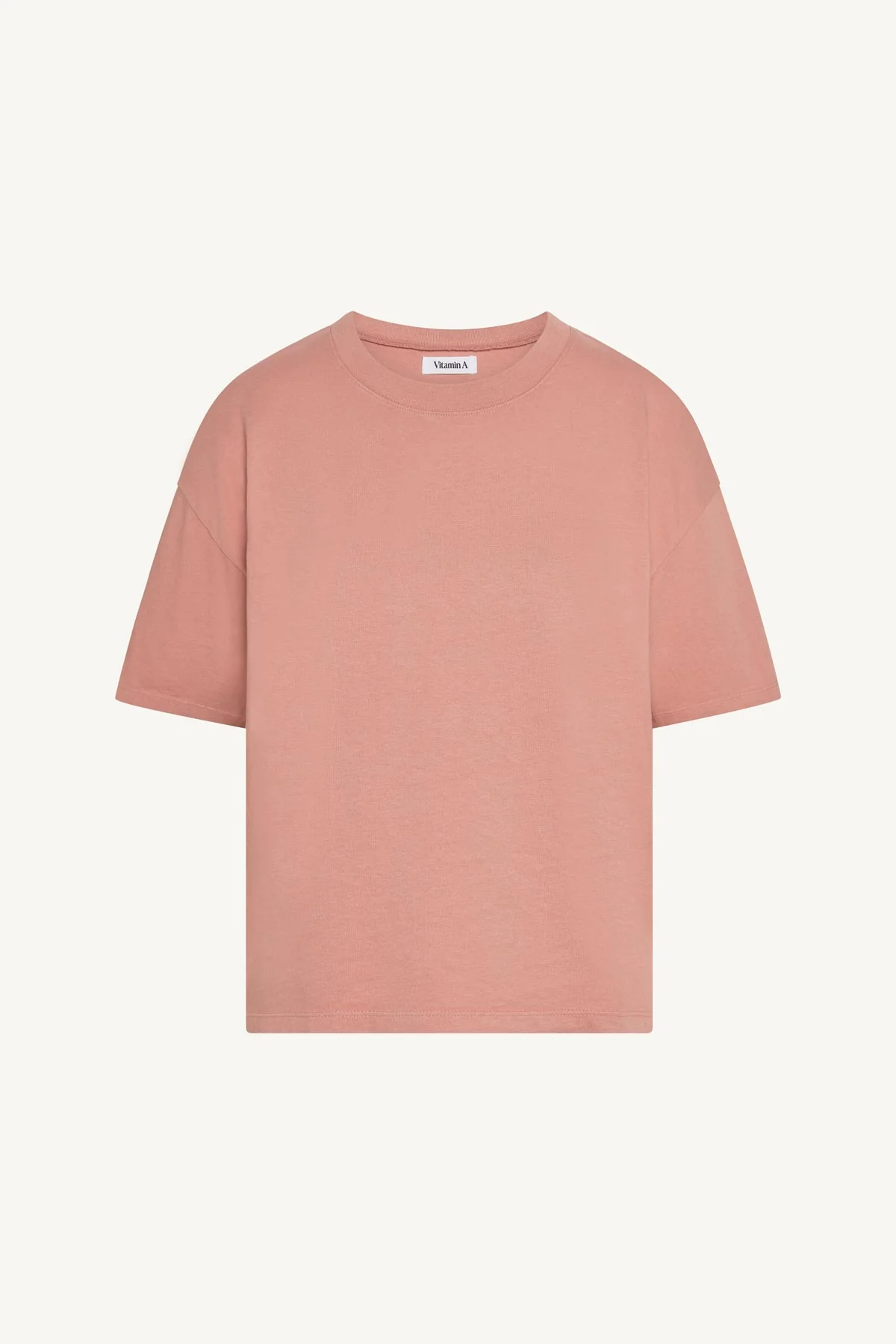 Coast Oversized Boyfriend Tee - Desert Rose Cotton Jersey - Image 5