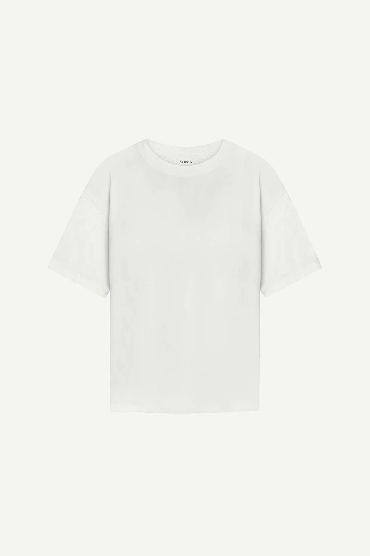 Coast Oversized Boyfriend Tee - White Cotton Jersey - Image 5