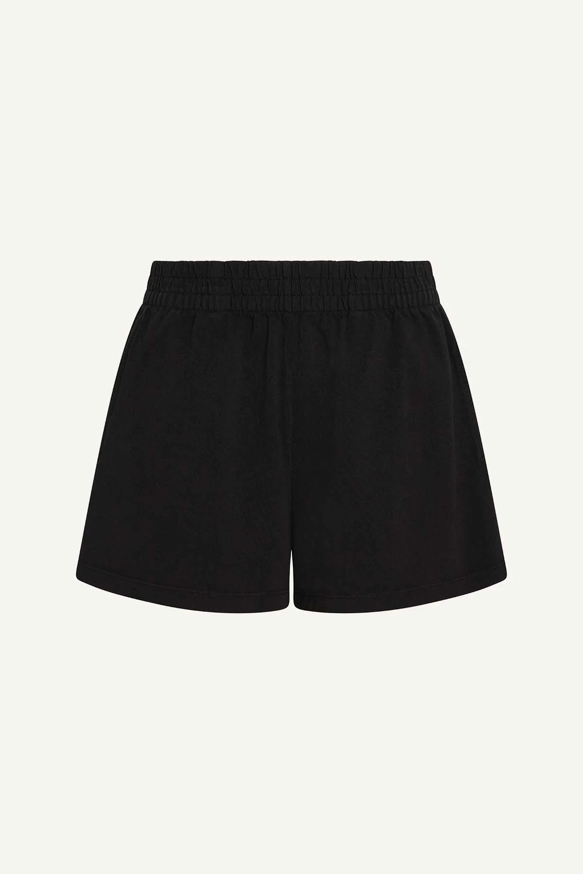 Coast Short - Black Cotton Jersey - Image 5