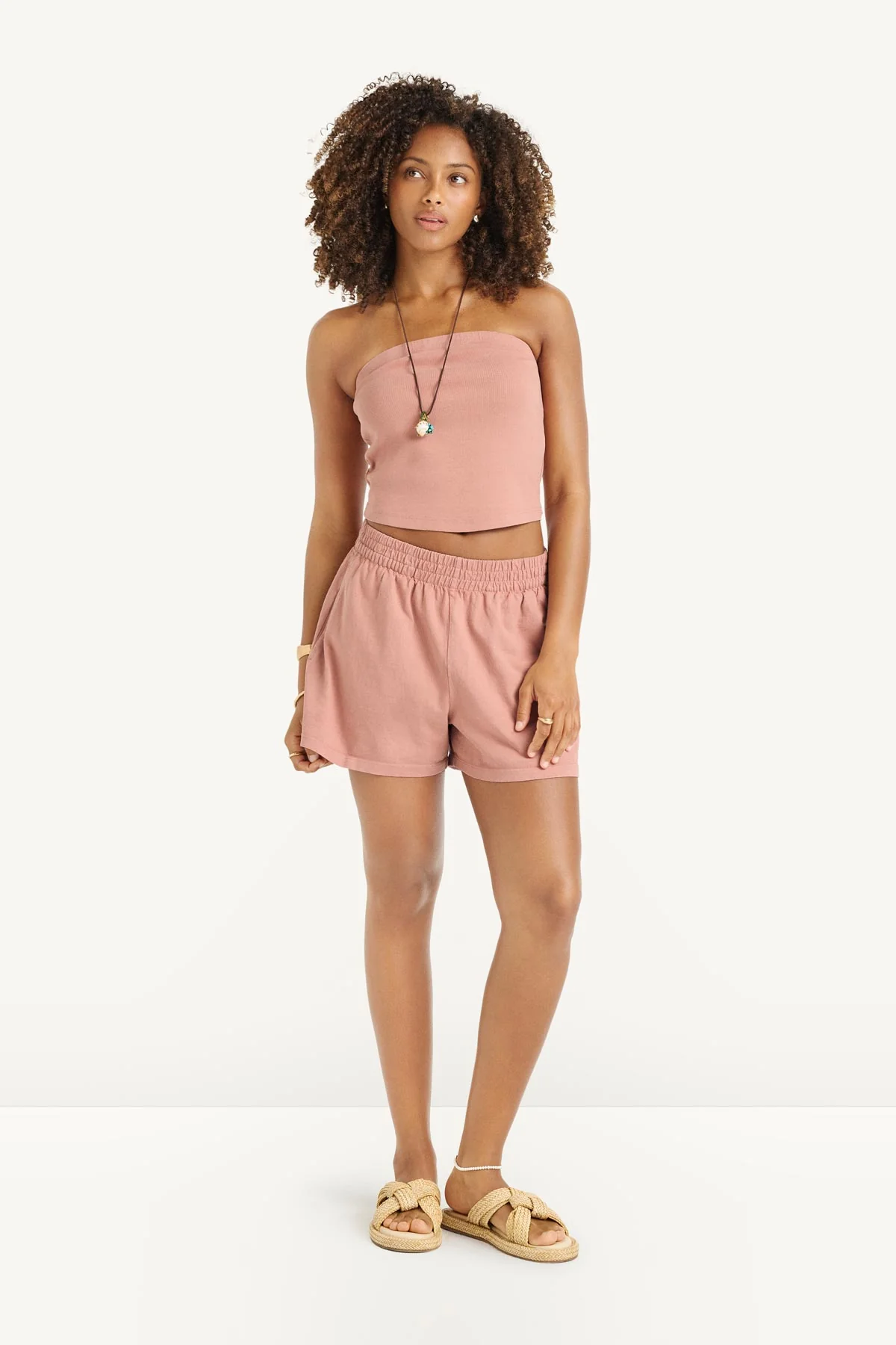 Coast Short - Desert Rose Cotton Jersey
