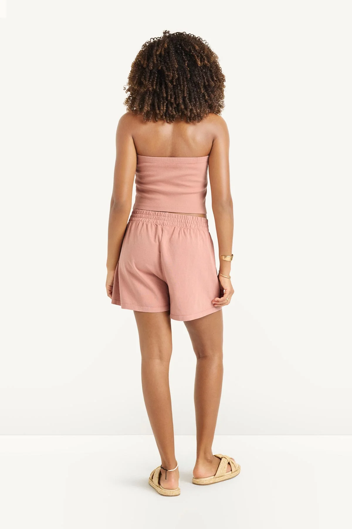 Coast Short - Desert Rose Cotton Jersey - Image 4