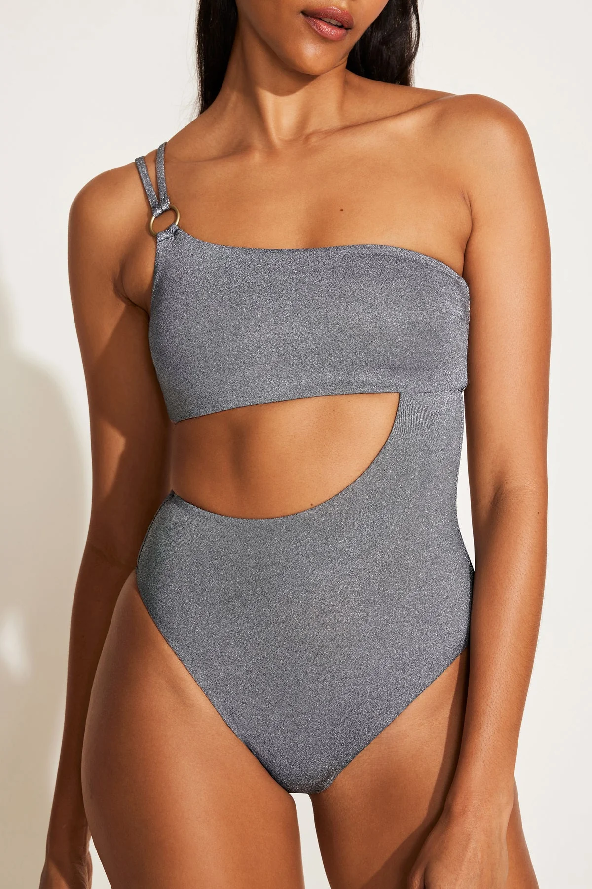 Cosmo One Shoulder One Piece - Twilight Metallic - Image 3