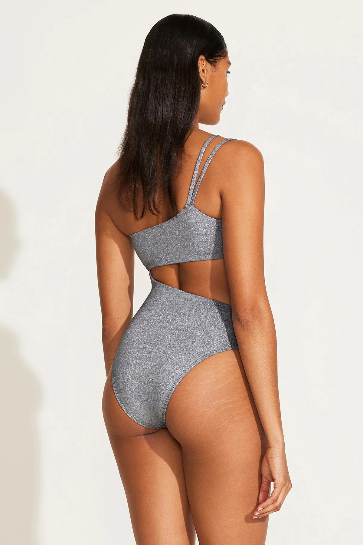 Cosmo One Shoulder One Piece - Twilight Metallic - Image 4