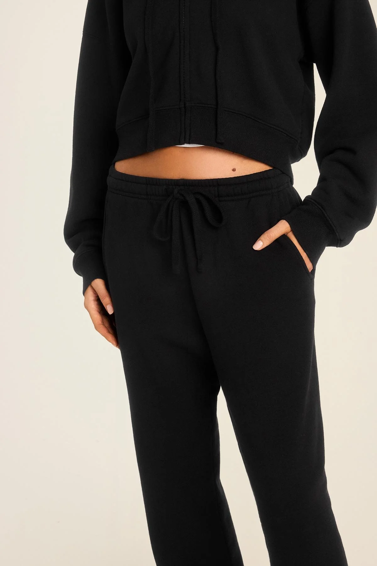 Dawn Classic Sweatpant - Black French Terry - Image 3