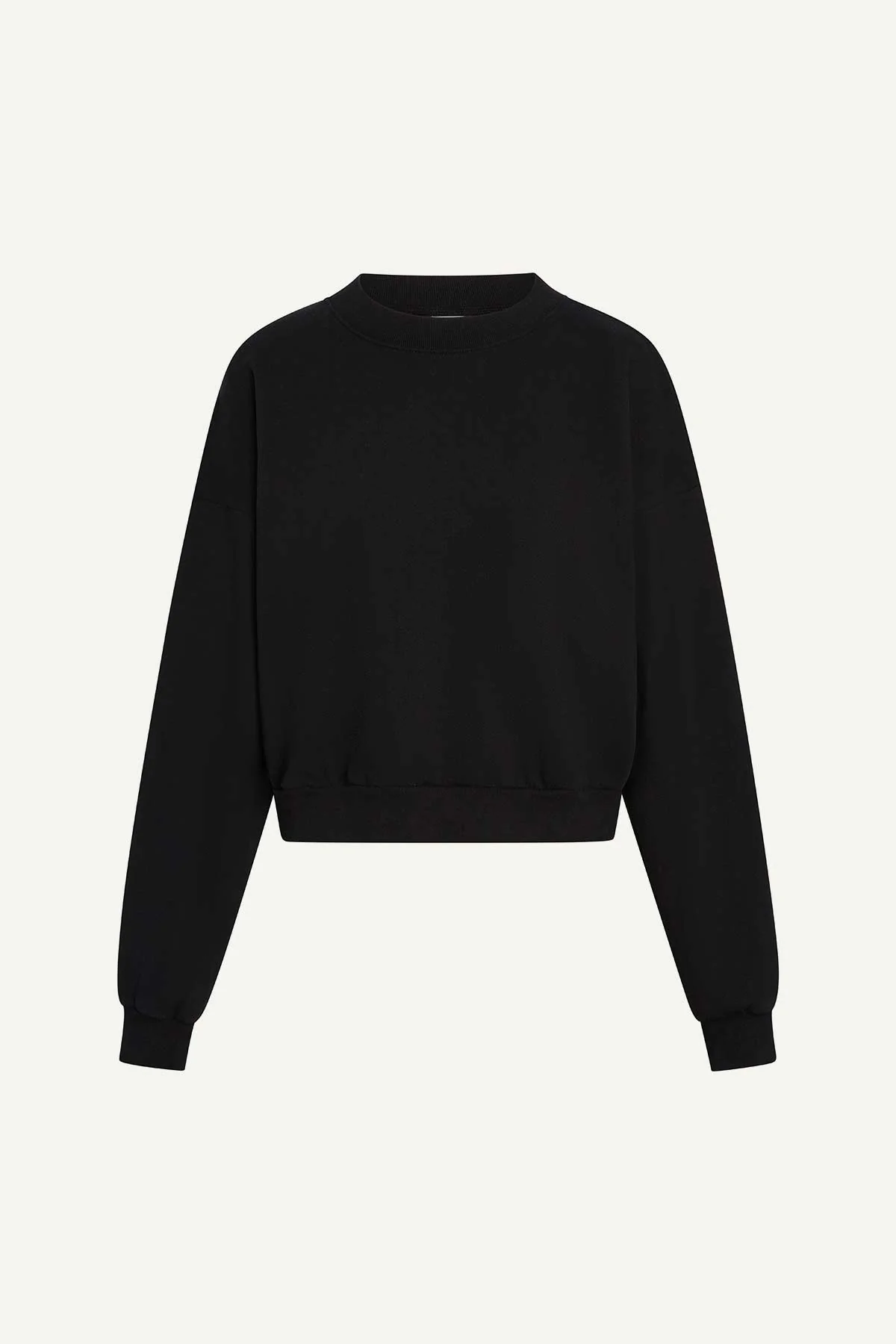 Dawn Crewneck - Black French Terry - Image 5