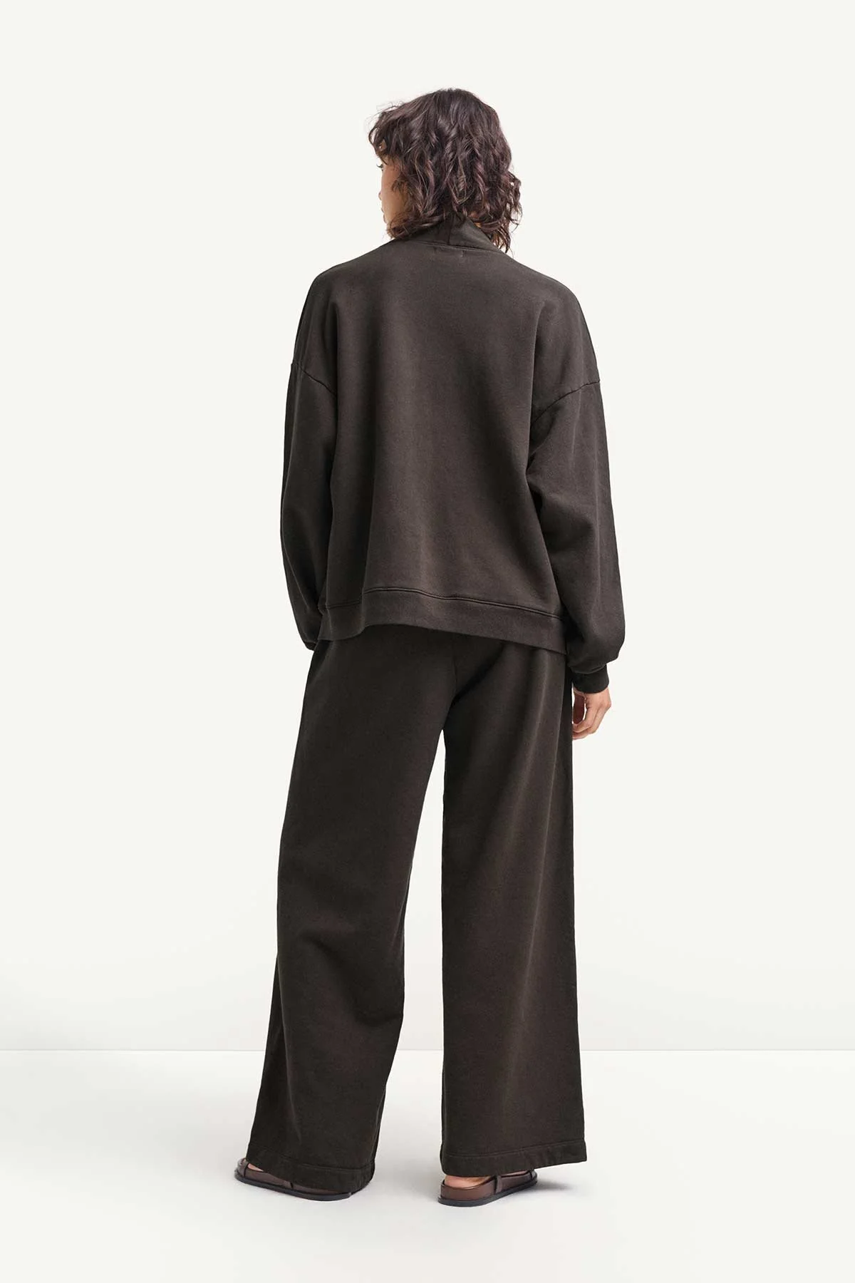 Dawn Kimono Jacket - Deep Earth Dawn French Terry - Image 3