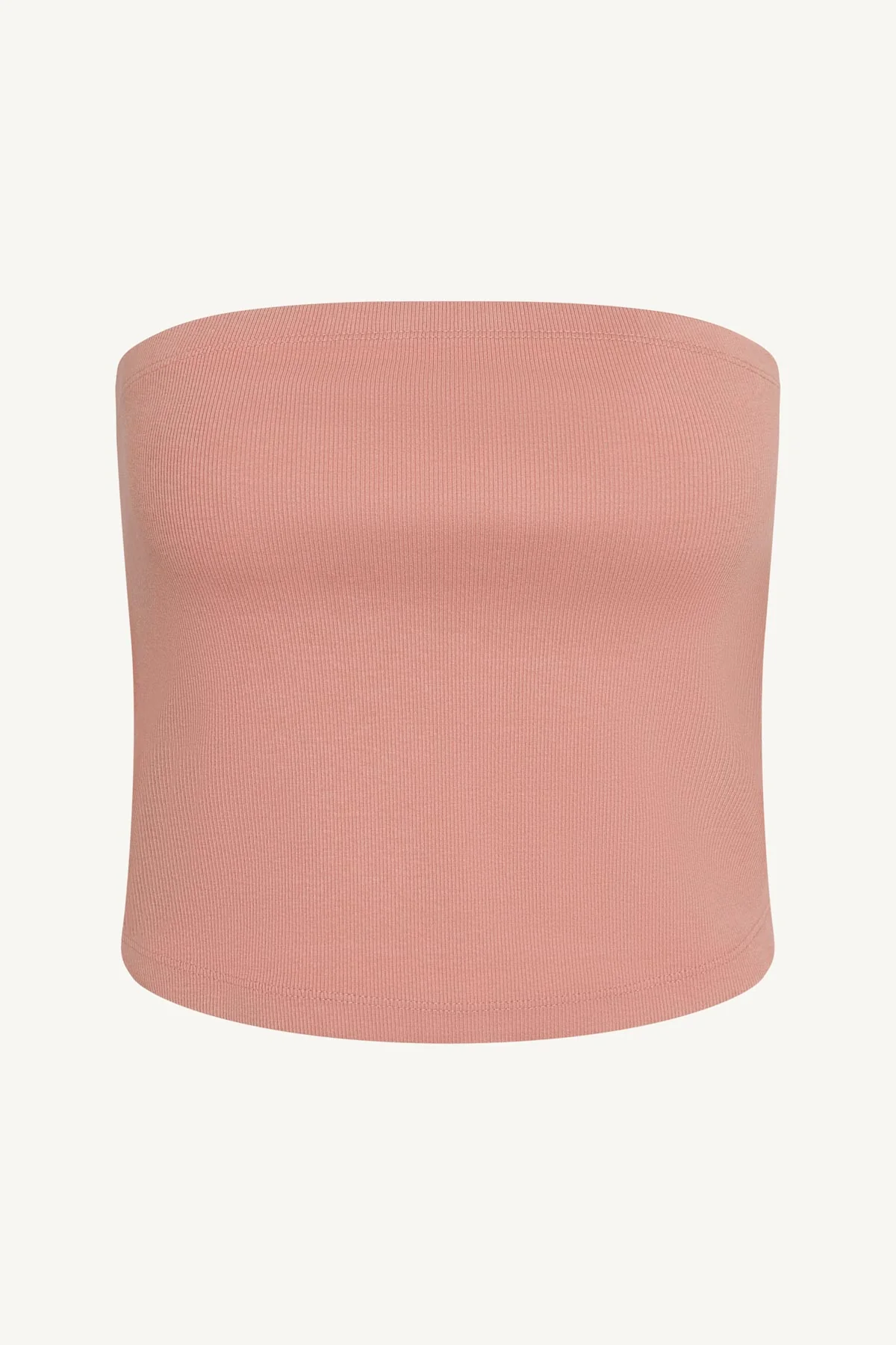 Daybreak Bandeau Top - Desert Rose Cotton Rib - Image 5