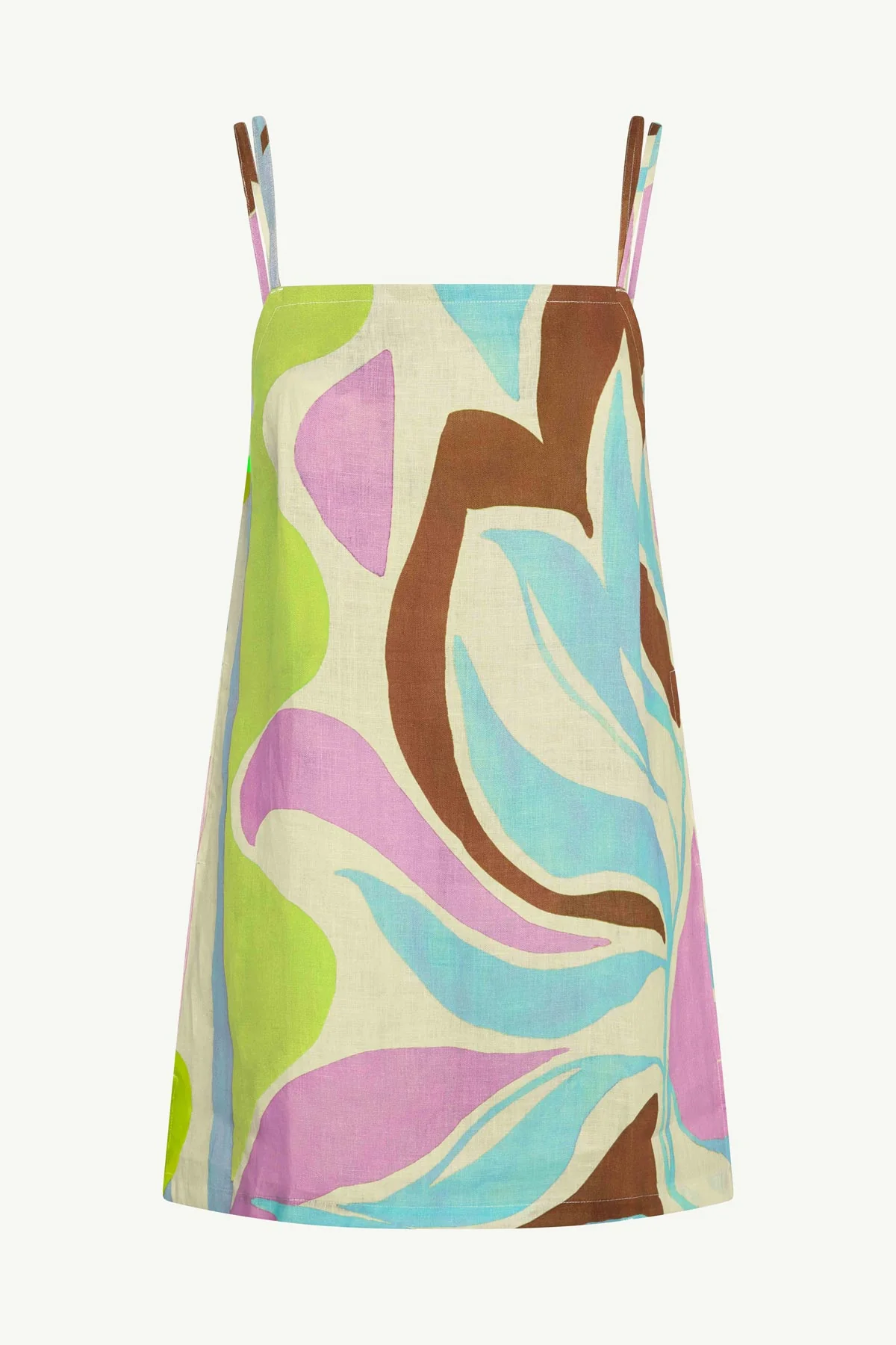 Delia Dress - Coast Colorblock Ecolinen - Image 3
