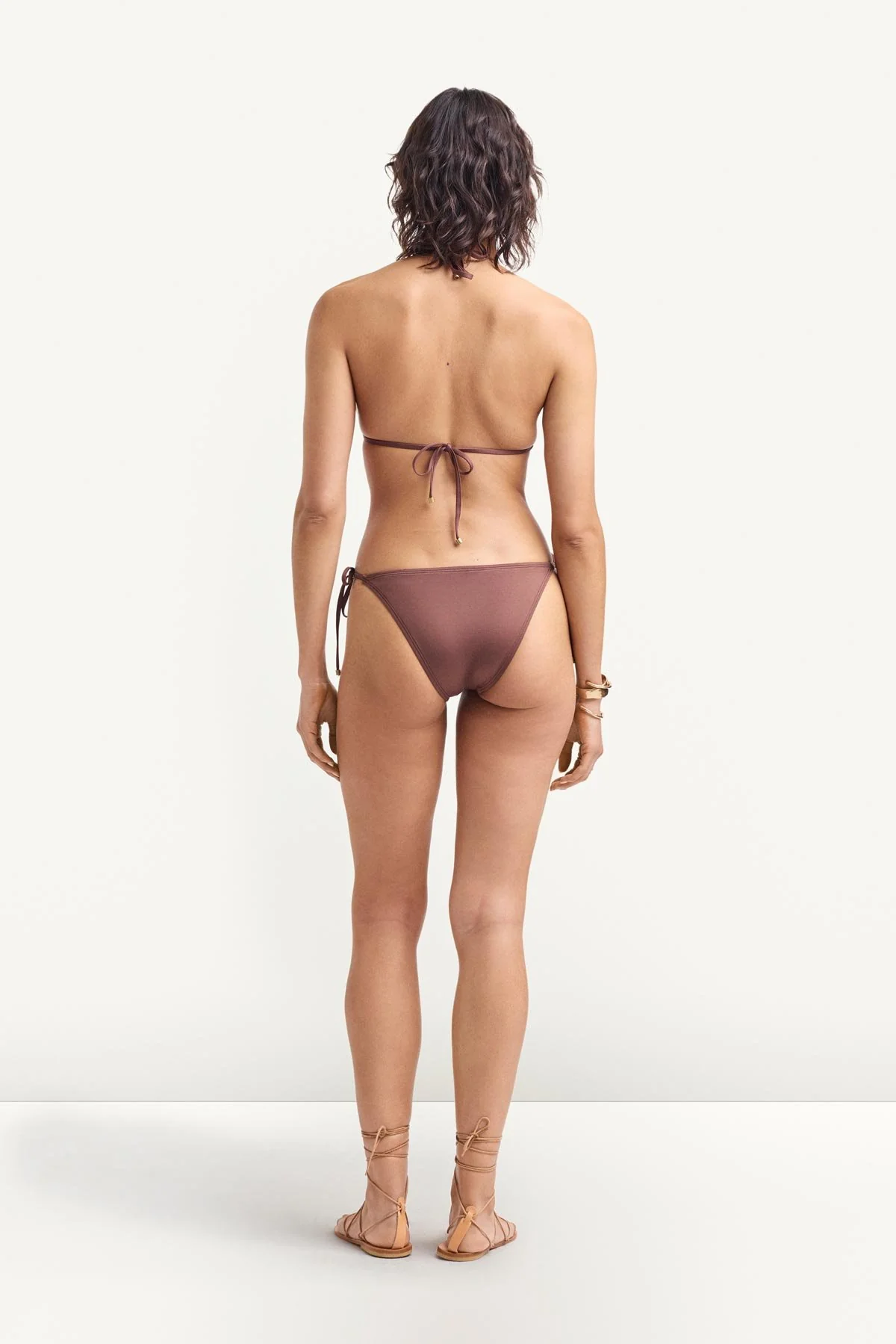 Elle Tie Side Bottom - Mocha EcoLux - Image 3
