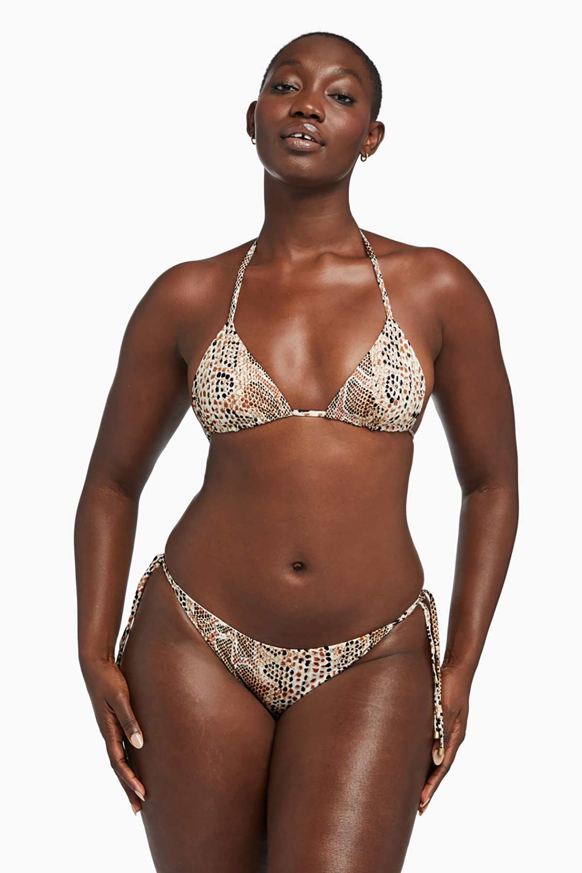 Elle Tie Side Bottom - Mojave Snake