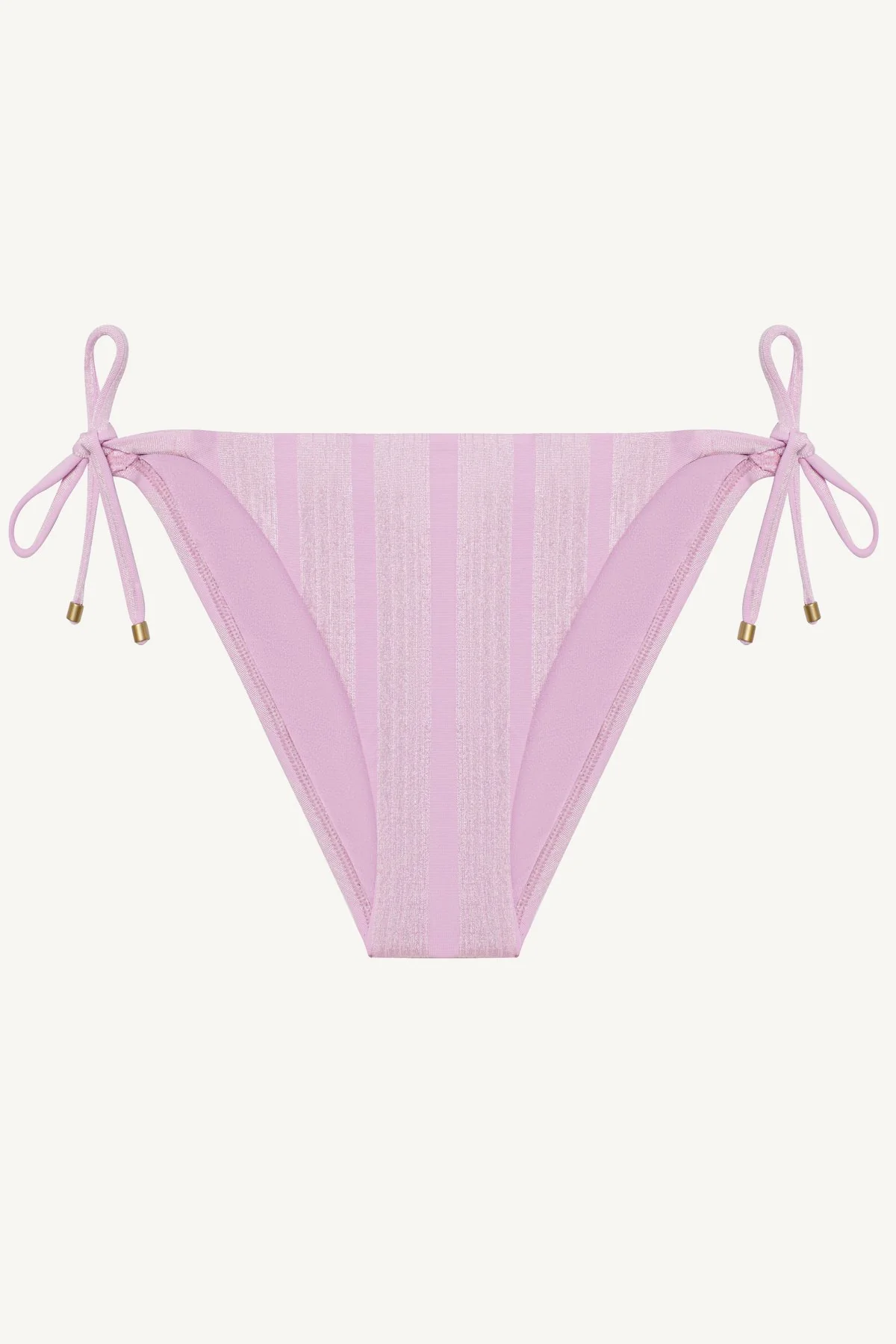 Elle Tie Side Bottom - Orchid Shiny Stripe - Image 5