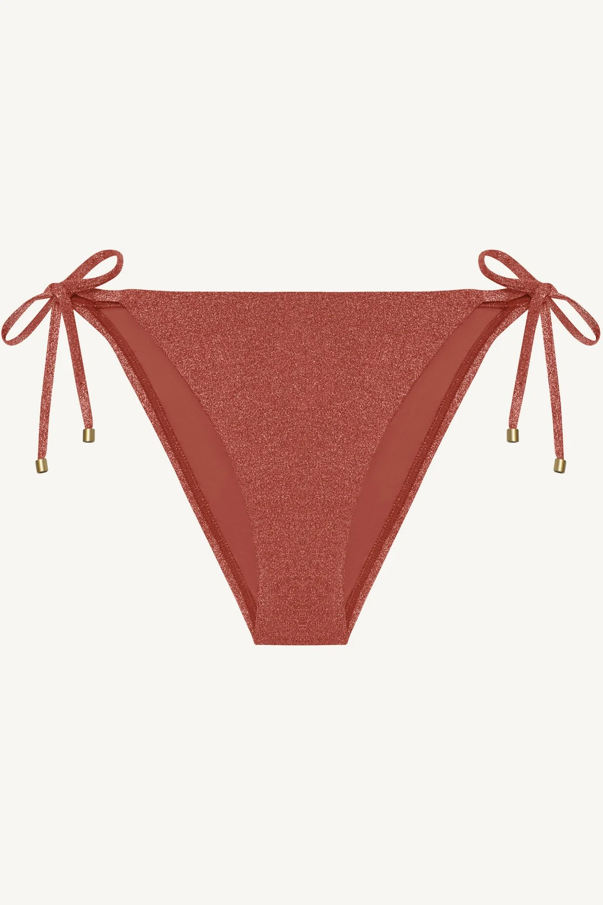 Elle Tie Side Bottom - Pink Metallic - Image 4
