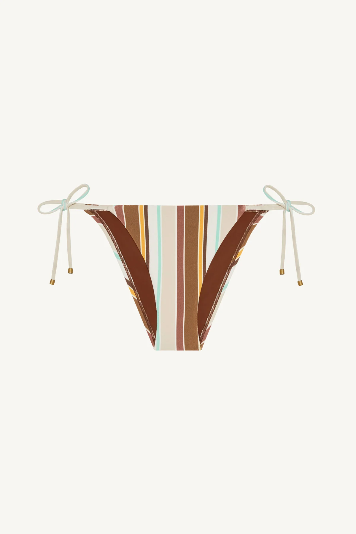 Elle Tie Side Bottom - Sand Dunes Stripe Crepe - Image 4