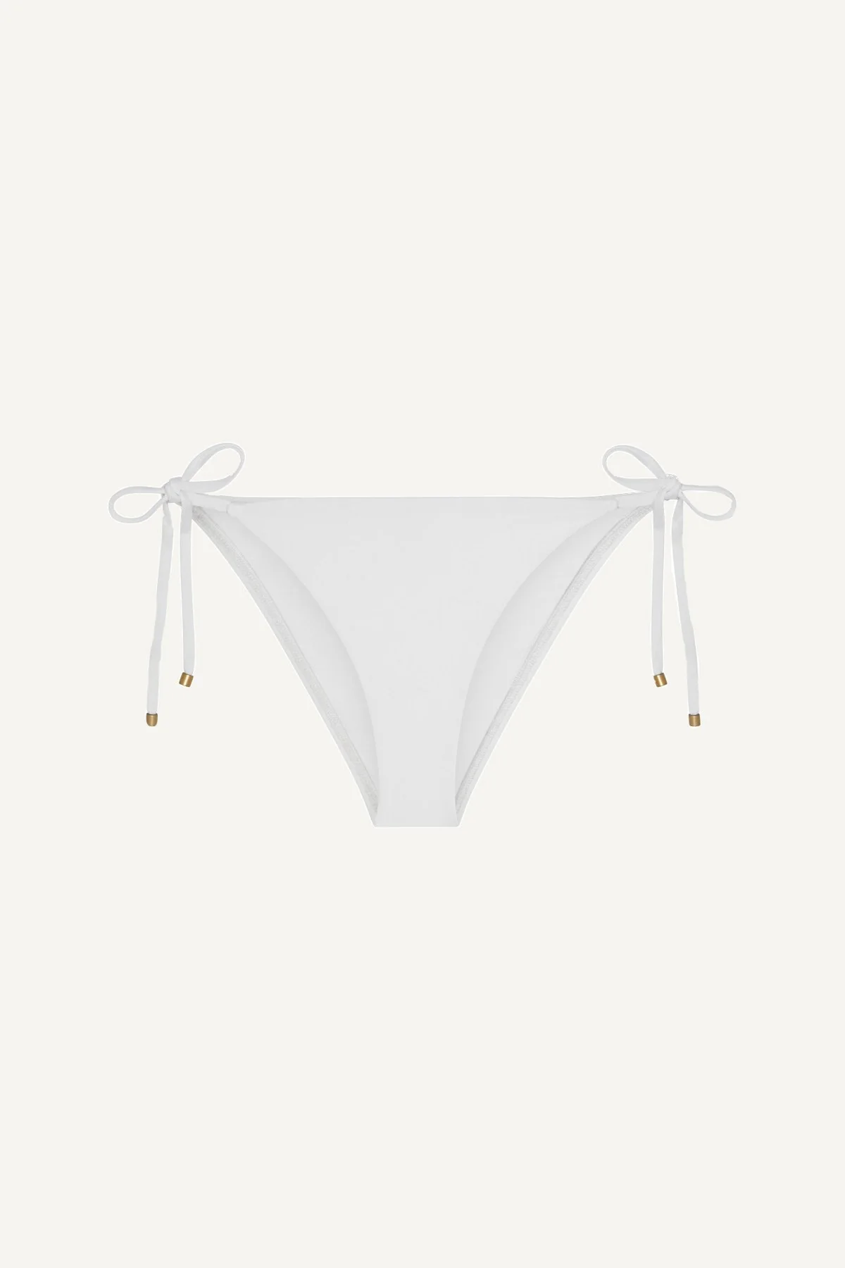 Elle Tie Side Bottom - White EcoLux - Image 5