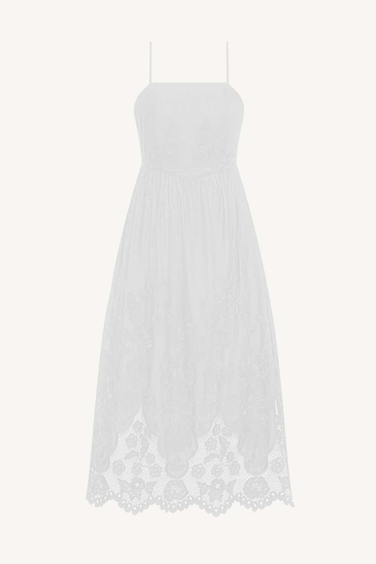 Flora Dress - White Beachside Broderie - Image 5