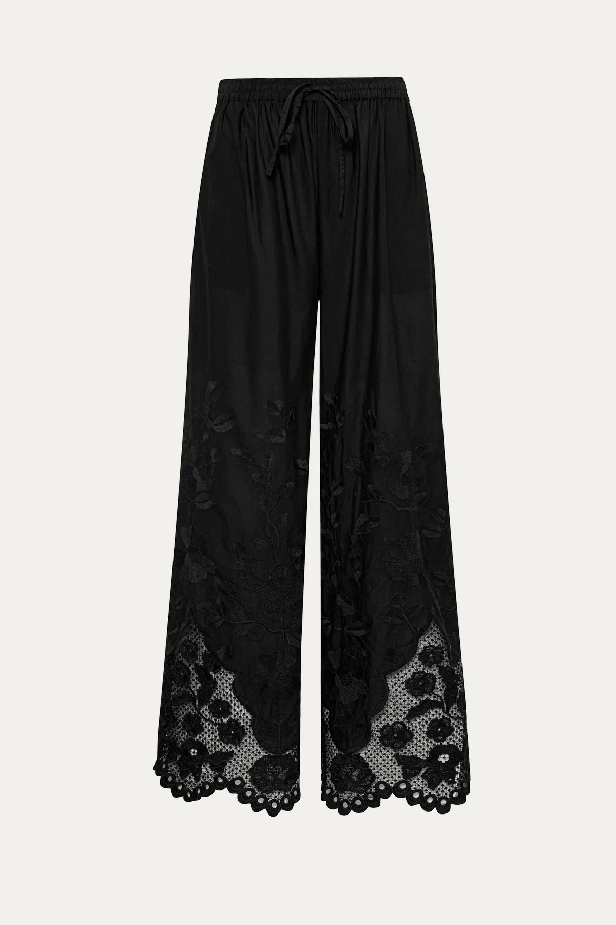 Flora Pant - Black Beachside Broderie - Image 5