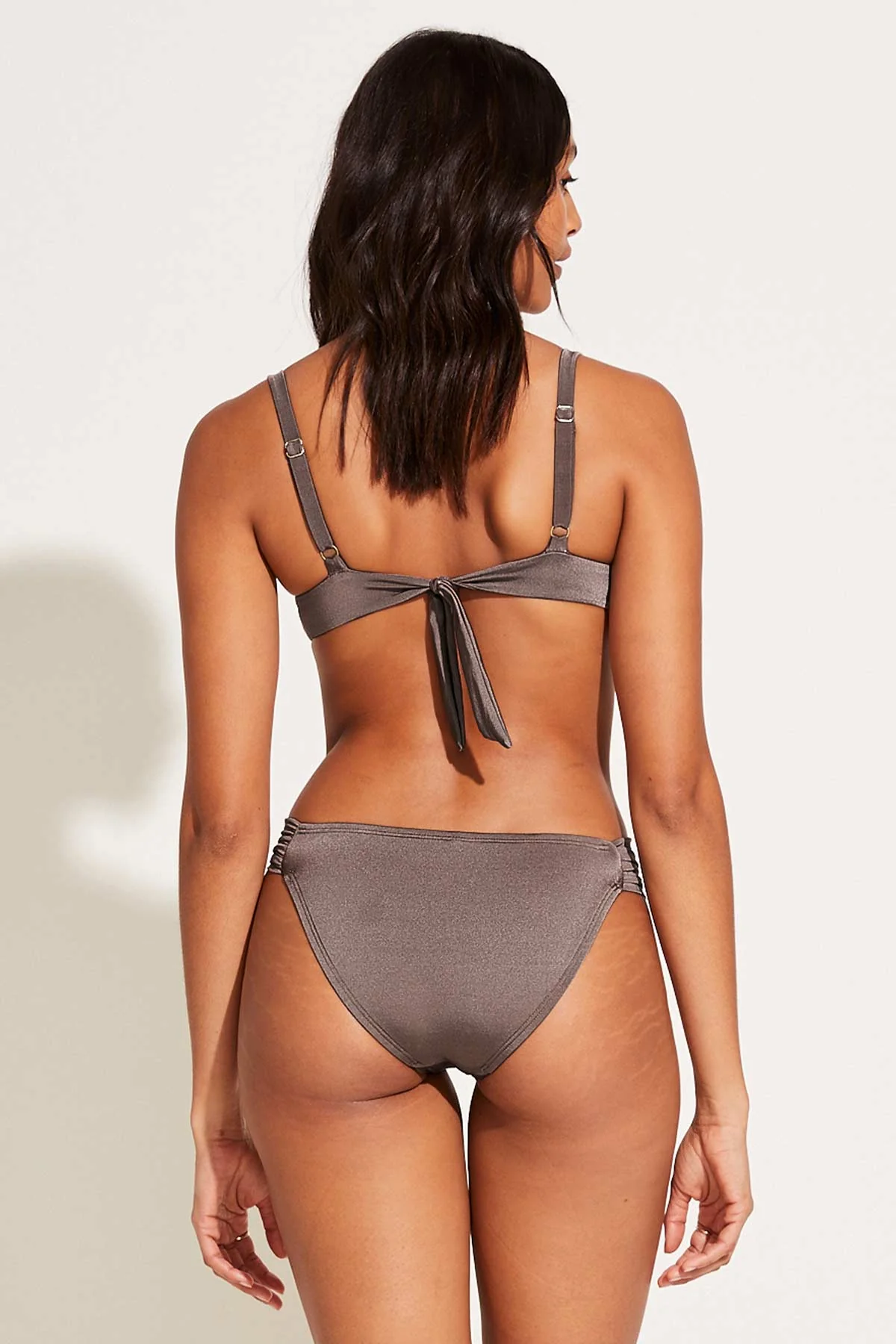 Gemma Ruched Bottom Full Coverage - Mineral Shimmer EcoLux - Image 4