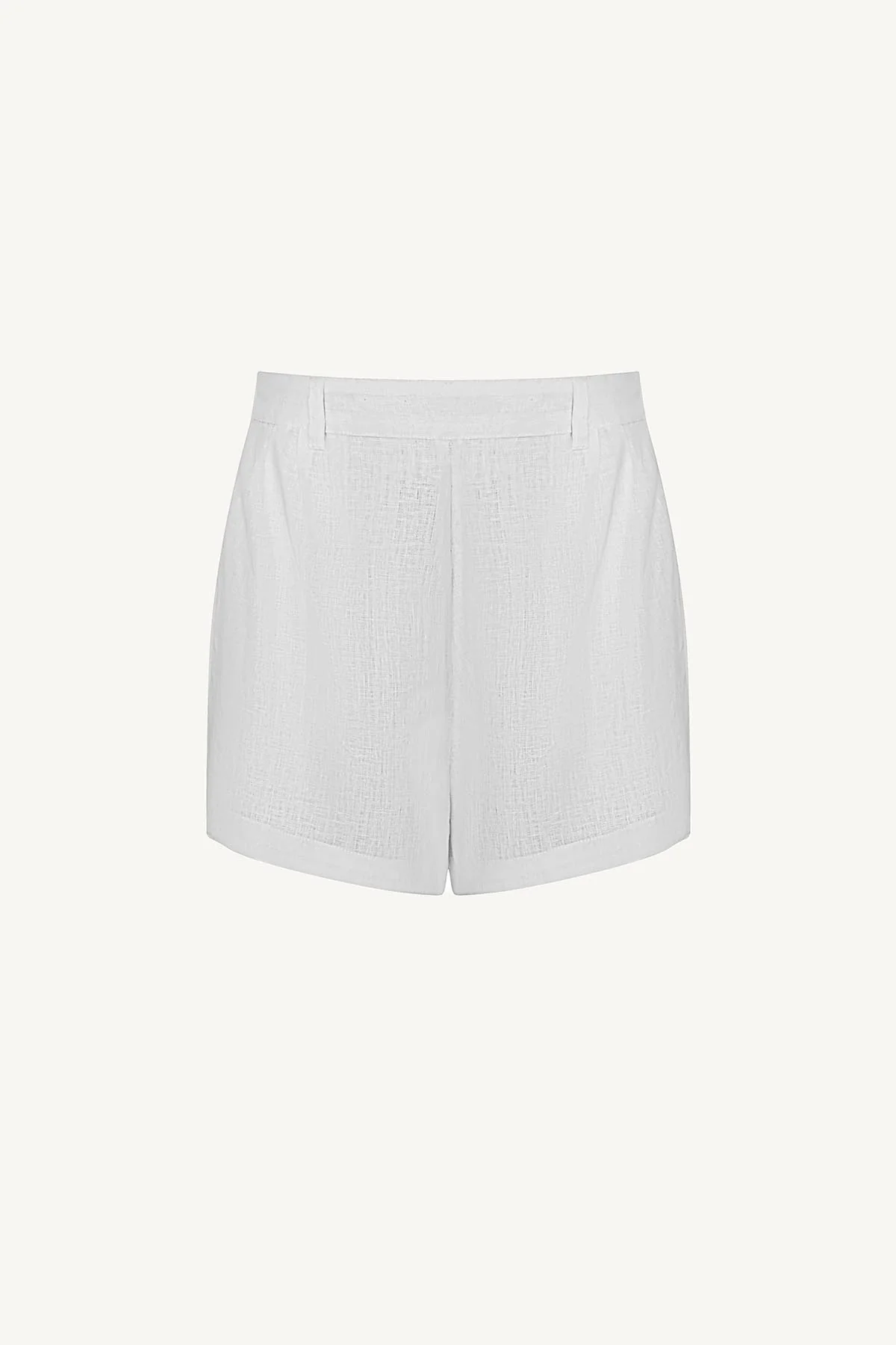 The Getaway Short - White EcoLinen - Image 8