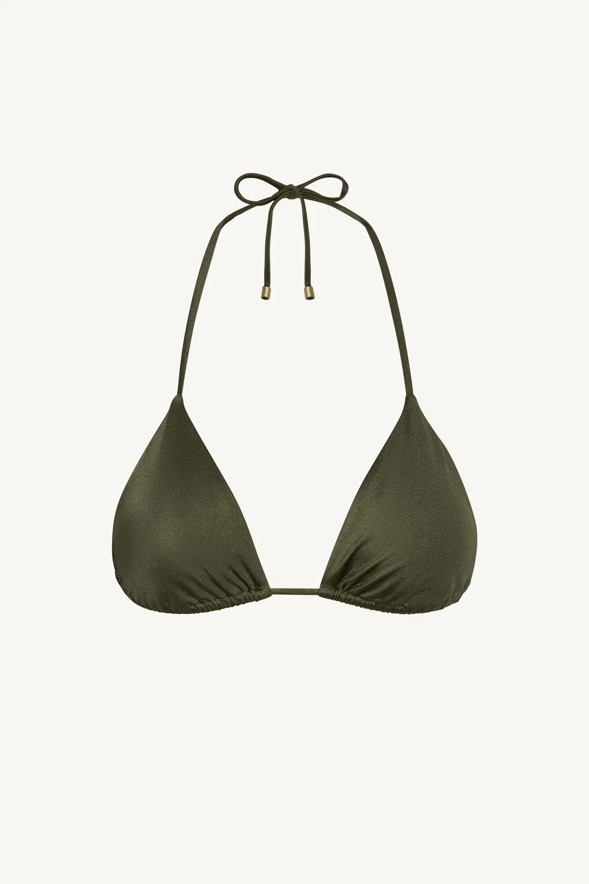 Gia Triangle Top - Olive EcoShimmer - Image 4